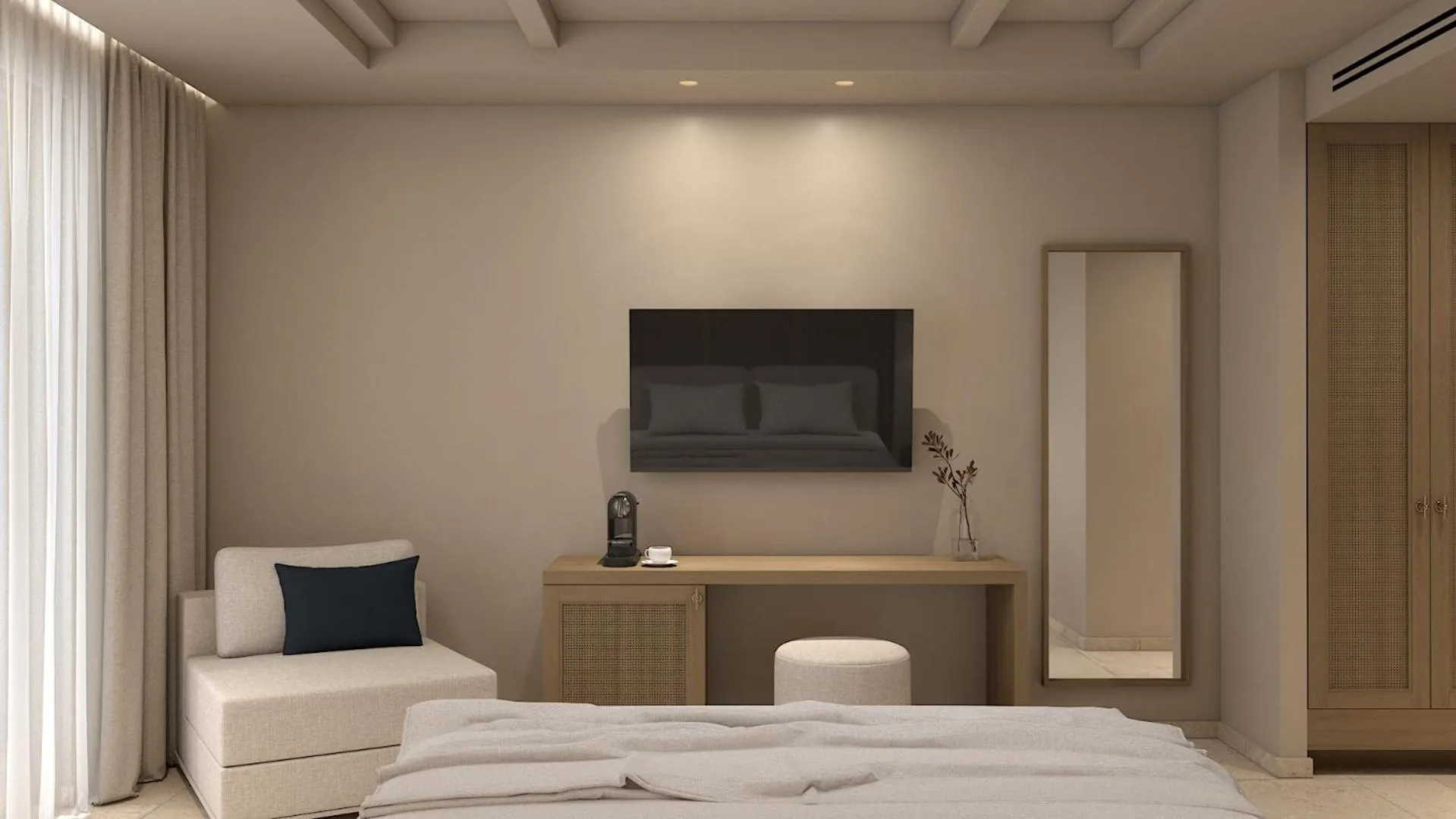 Bedroom, Bed in Atlantica Callisto