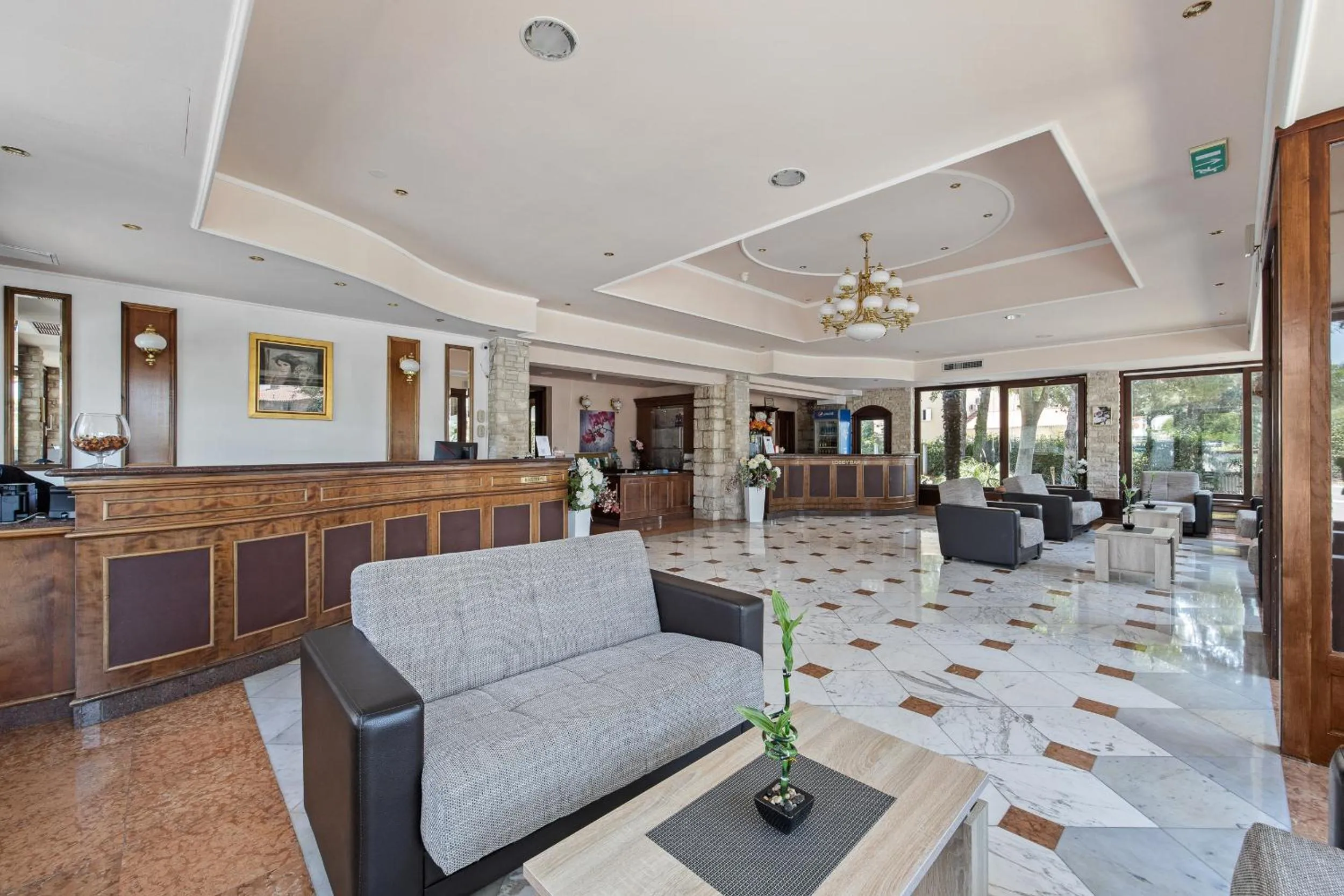 Living room in Minerva Hotel