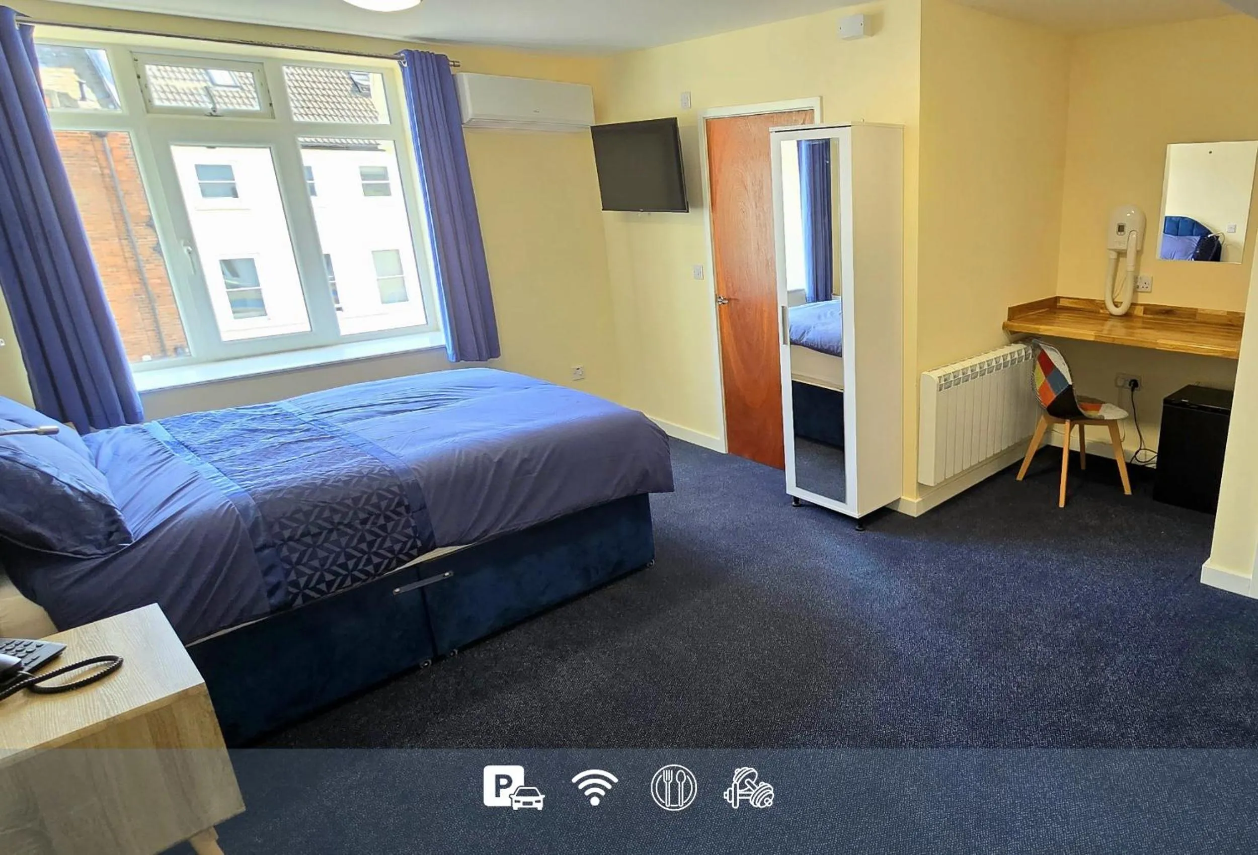 View (from property/room), Bed in The Carmichael - Hull City Centre