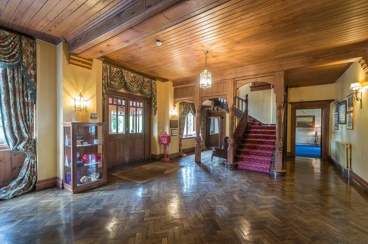 Lobby or reception in Lake Vyrnwy Hotel & Spa