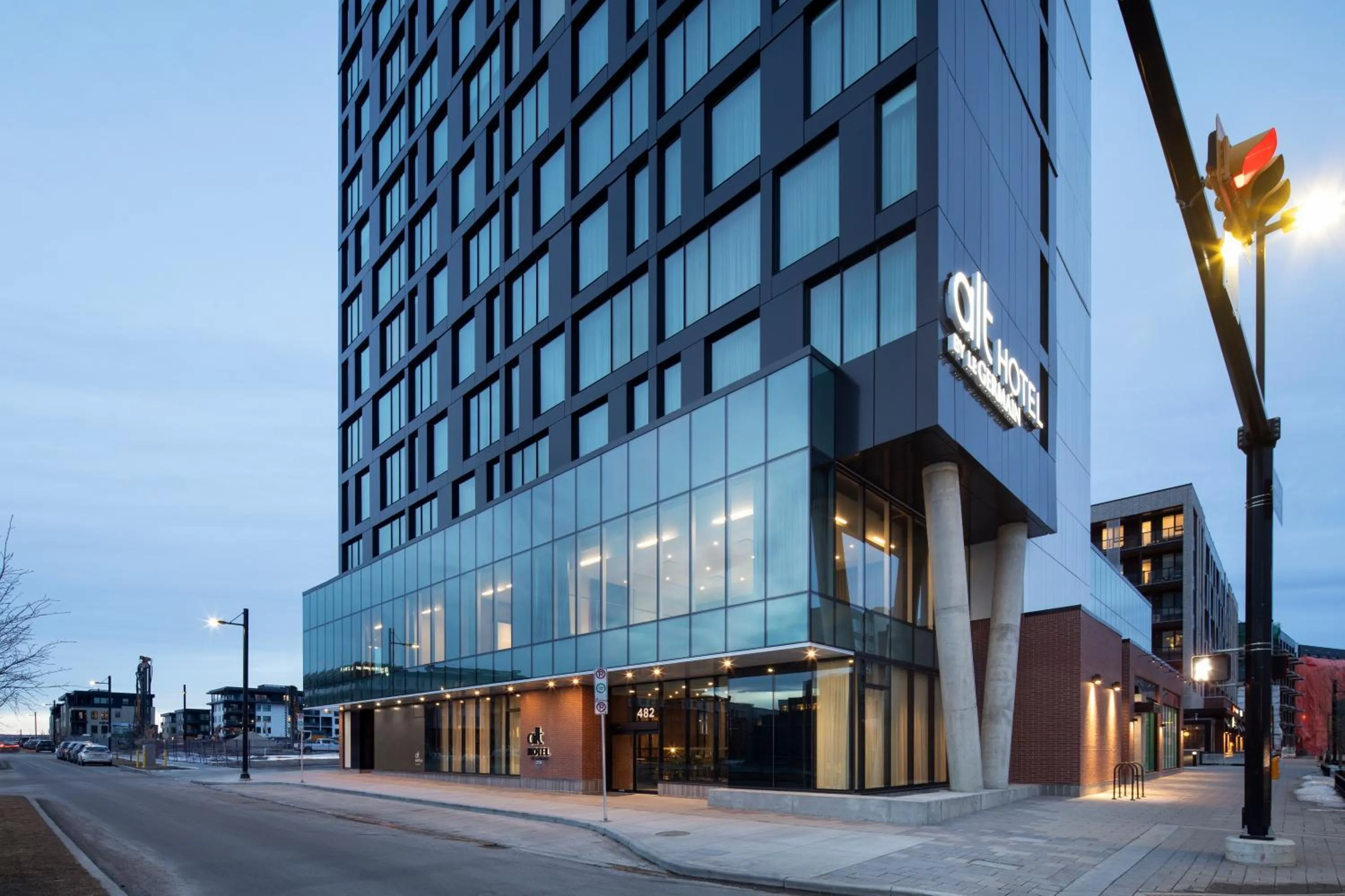 Property building in Alt Hotel Calgary University District