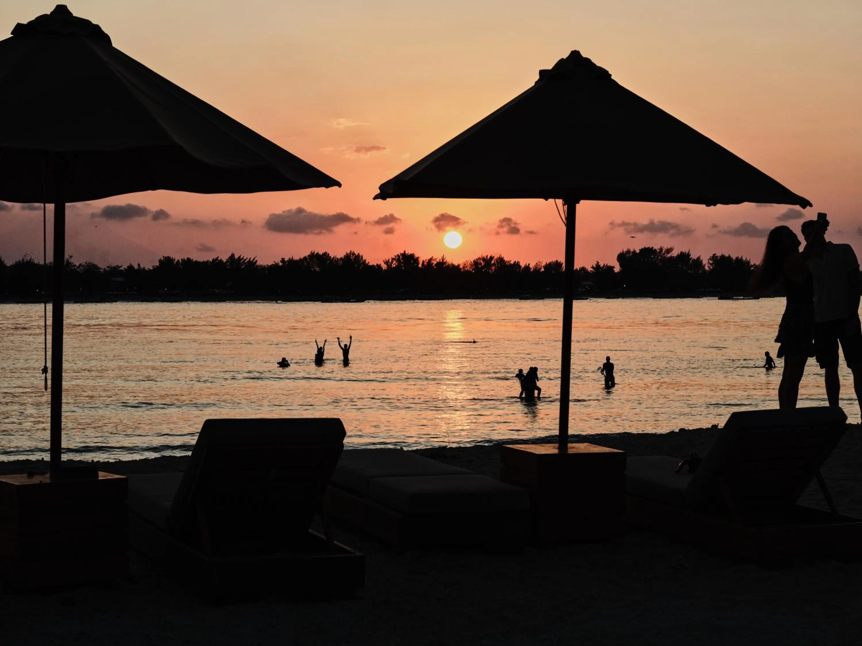Sunset in BASK Gili Meno