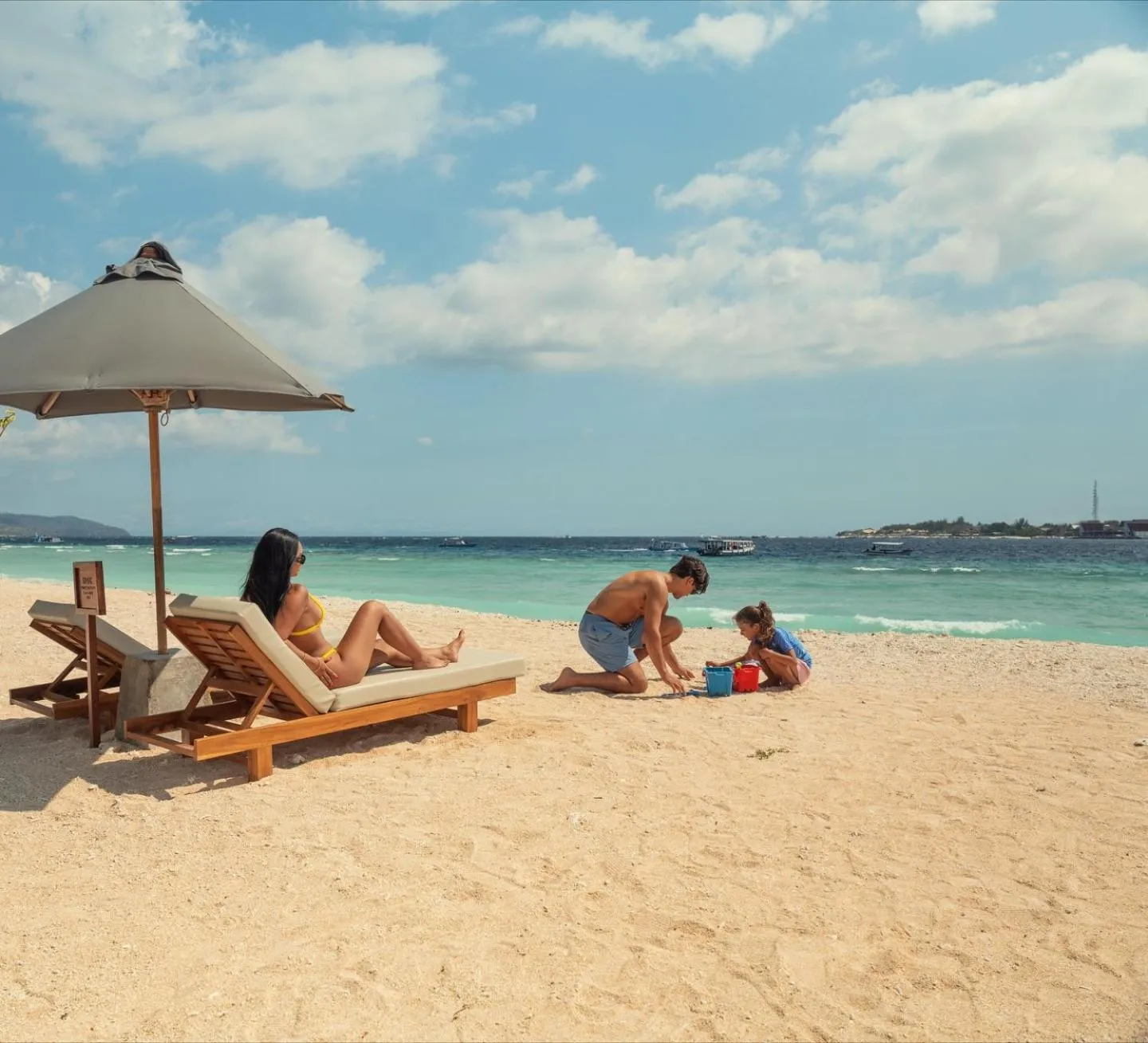 Sea view in BASK Gili Meno