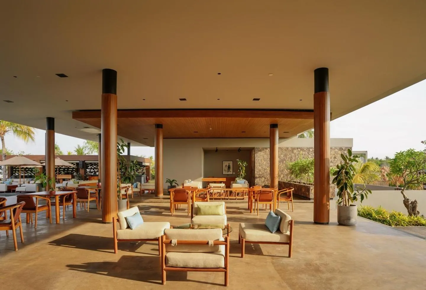 Seating area in BASK Gili Meno