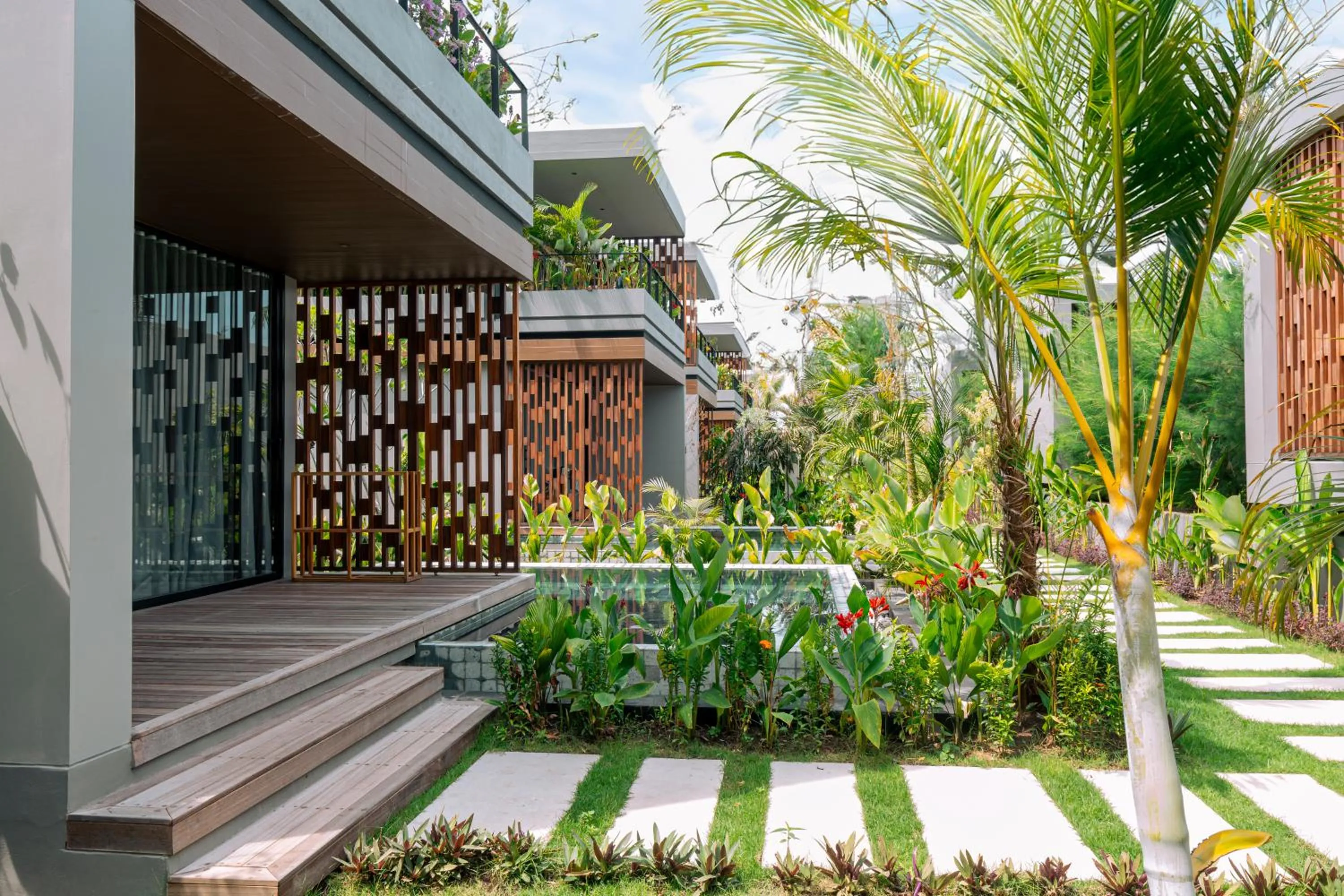 Facade/entrance in BASK Gili Meno
