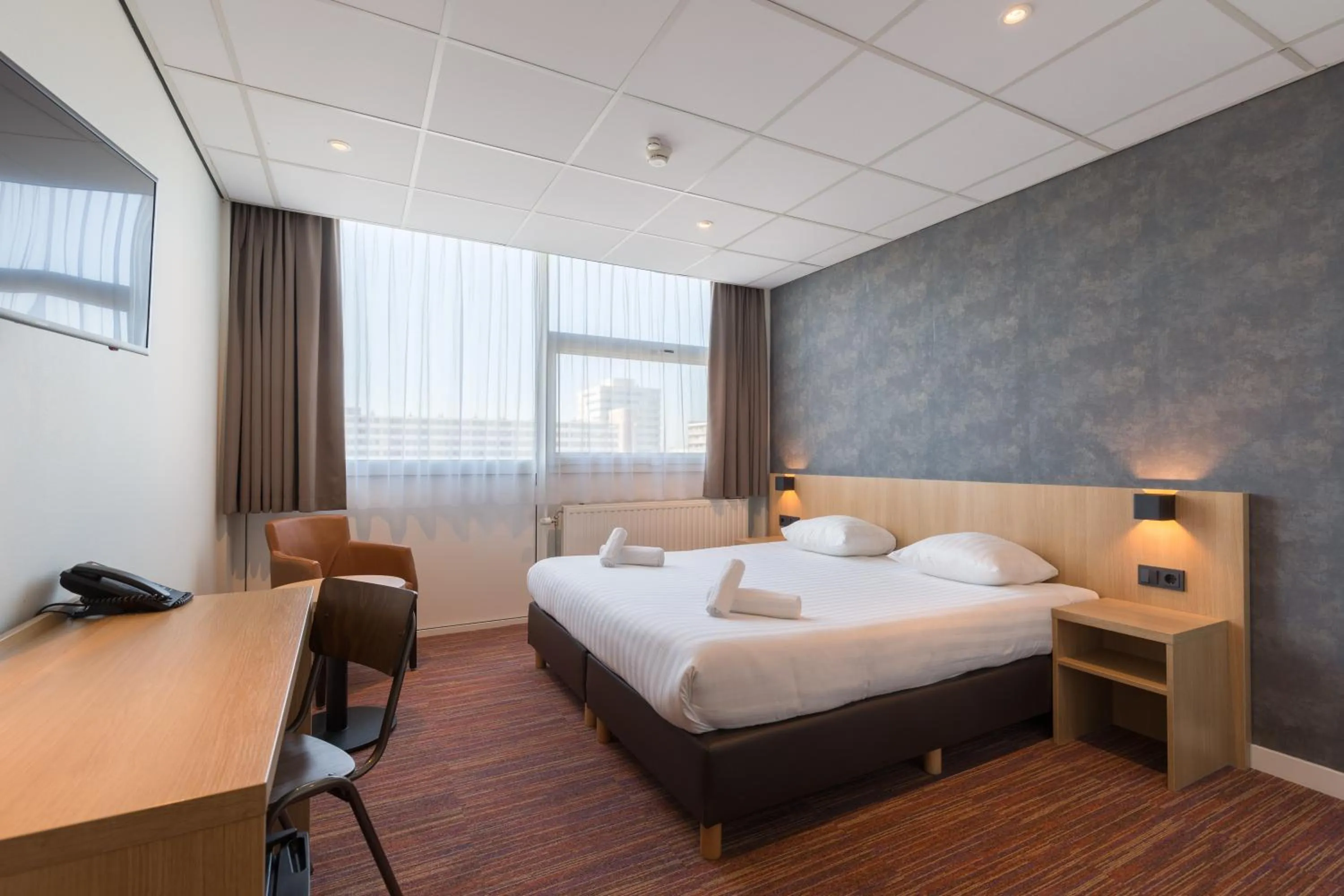Bed in Best Western Amsterdam