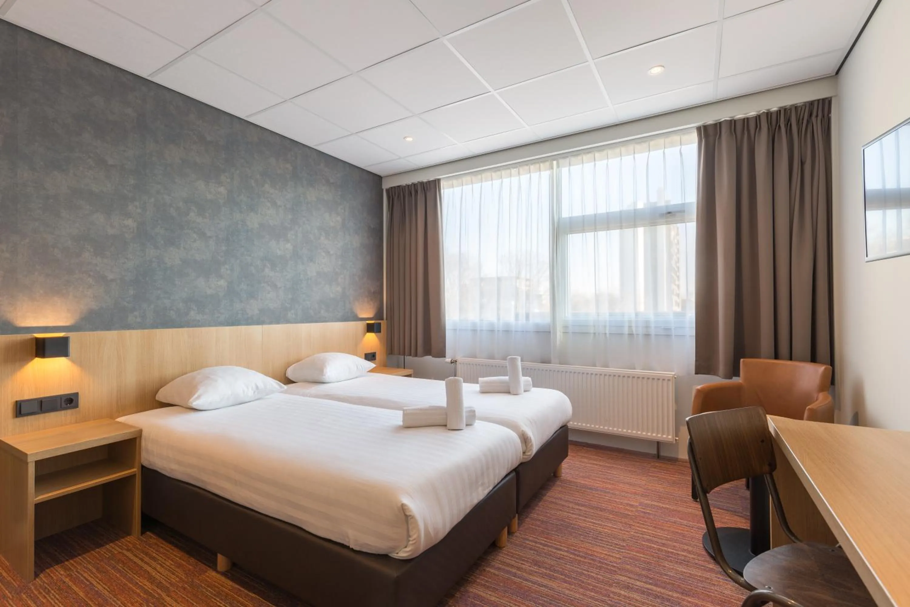 Bed in Best Western Amsterdam