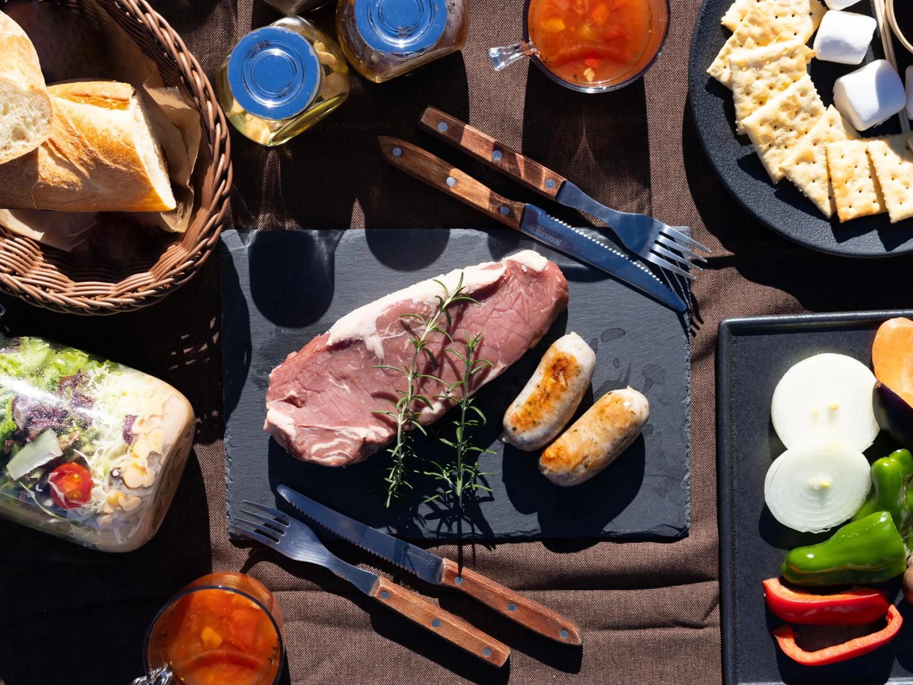 Food and drinks in THE FARM Resort Japan