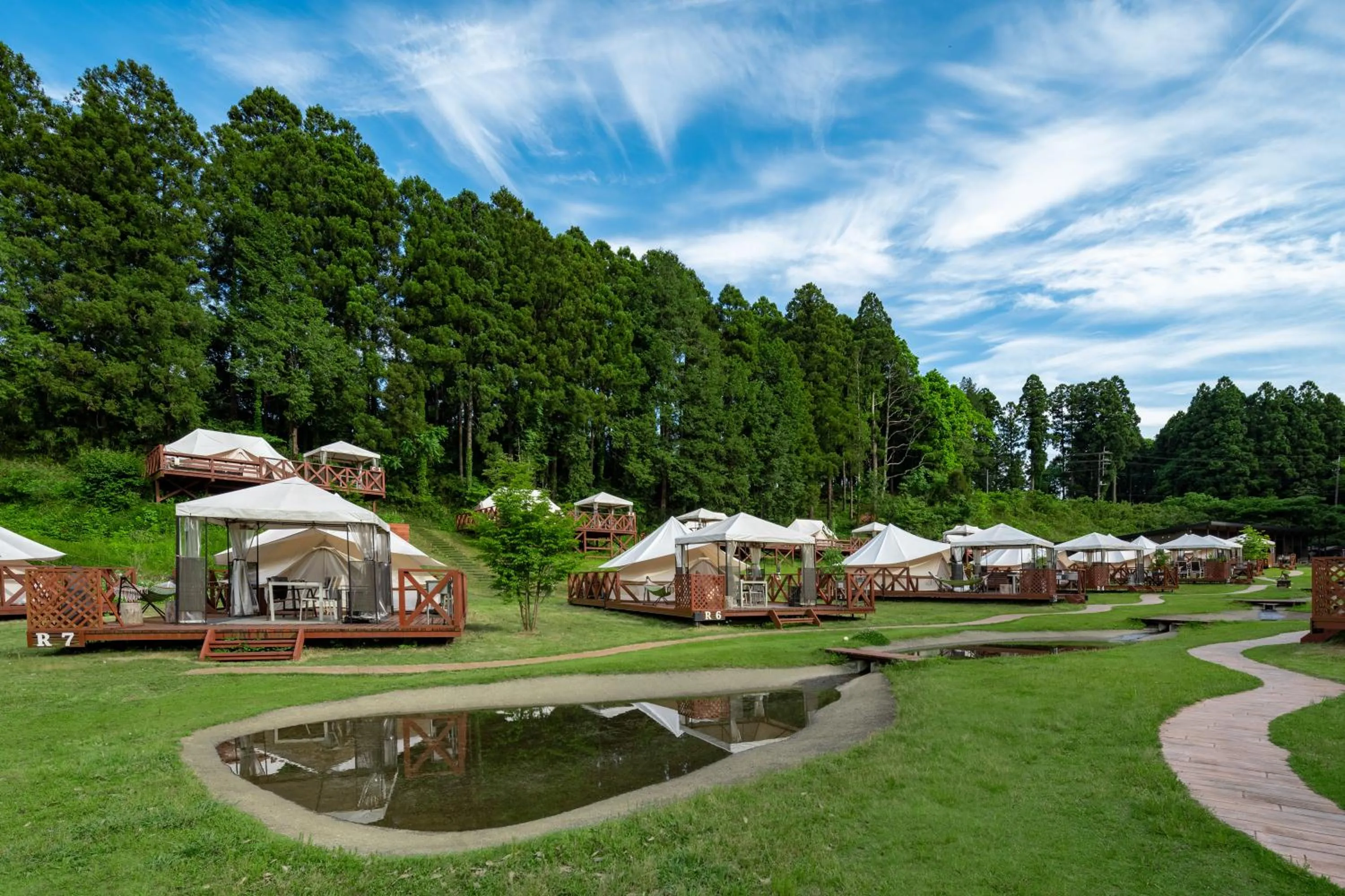 Day in THE FARM Resort Japan