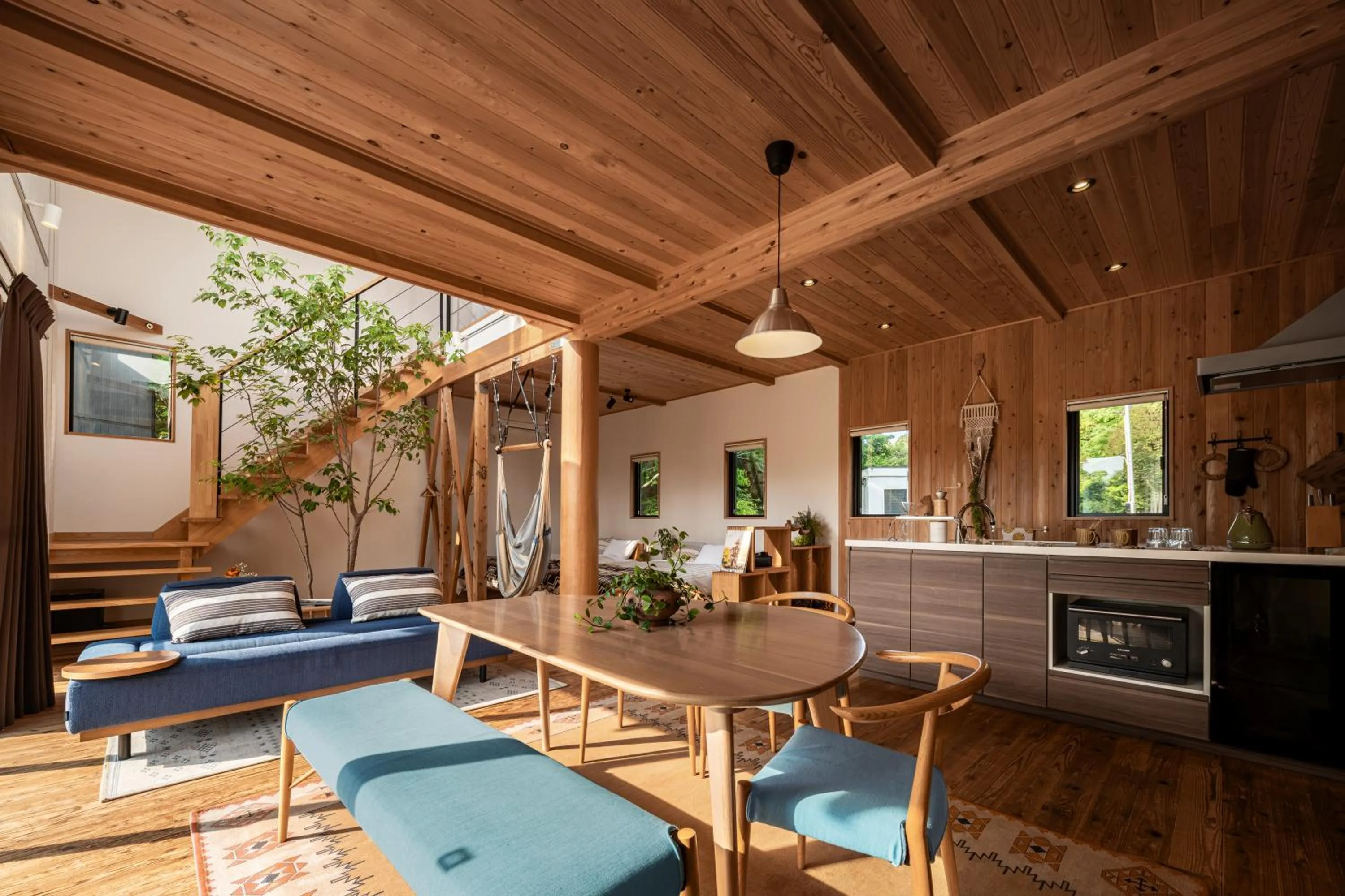 Living room in THE FARM Resort Japan