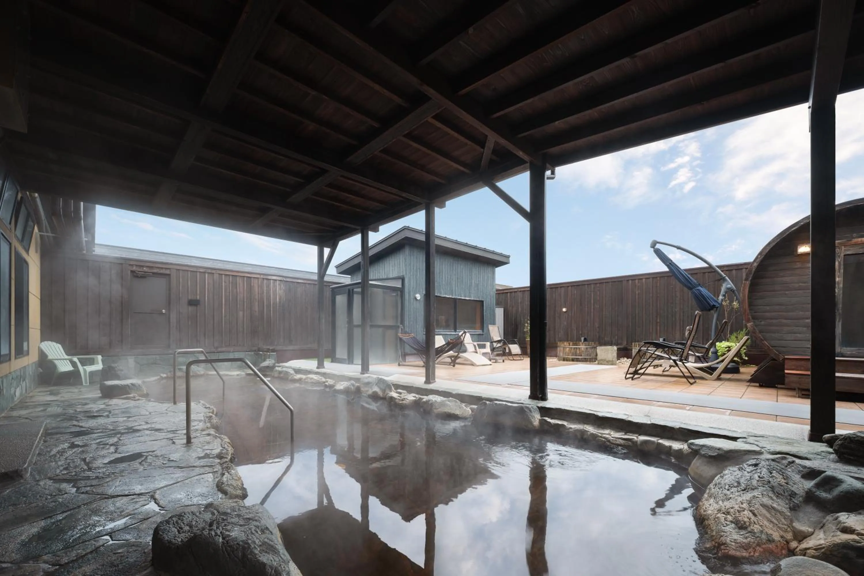 Hot Spring Bath in THE FARM Resort Japan