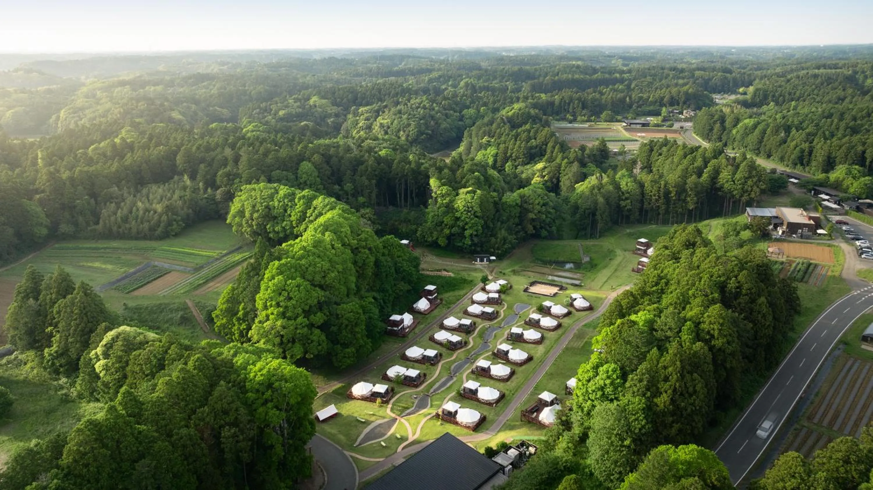 Property building in THE FARM Resort Japan