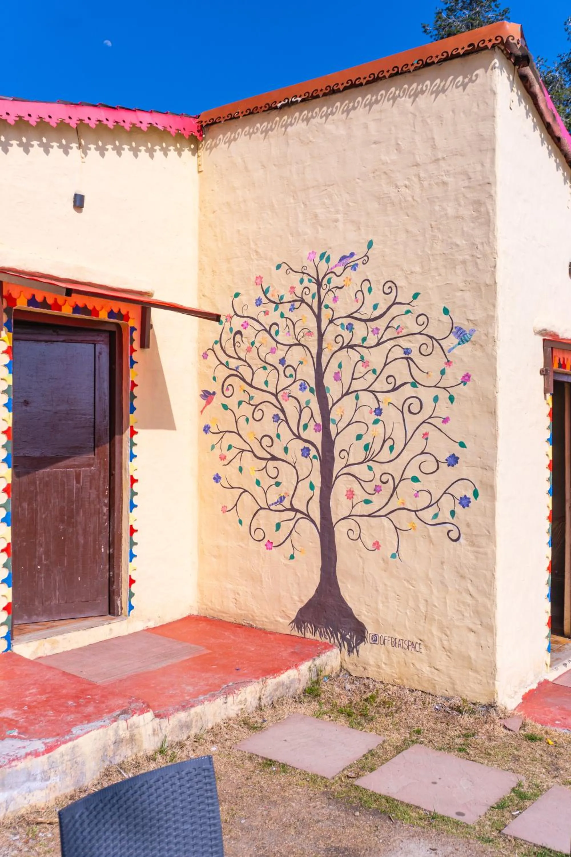 Property building in Kana Mud An Ethnic Village Resort - Beautiful View of Gangotri Mountains