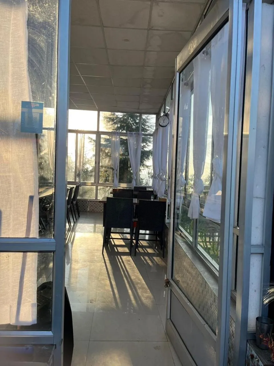 Restaurant/places to eat in Kana Mud An Ethnic Village Resort - Beautiful View of Gangotri Mountains