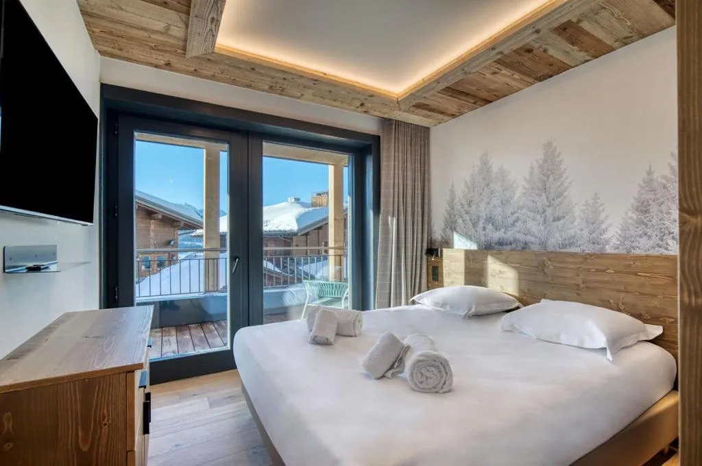 Bed in Lodge des Glaciers - La Rosière