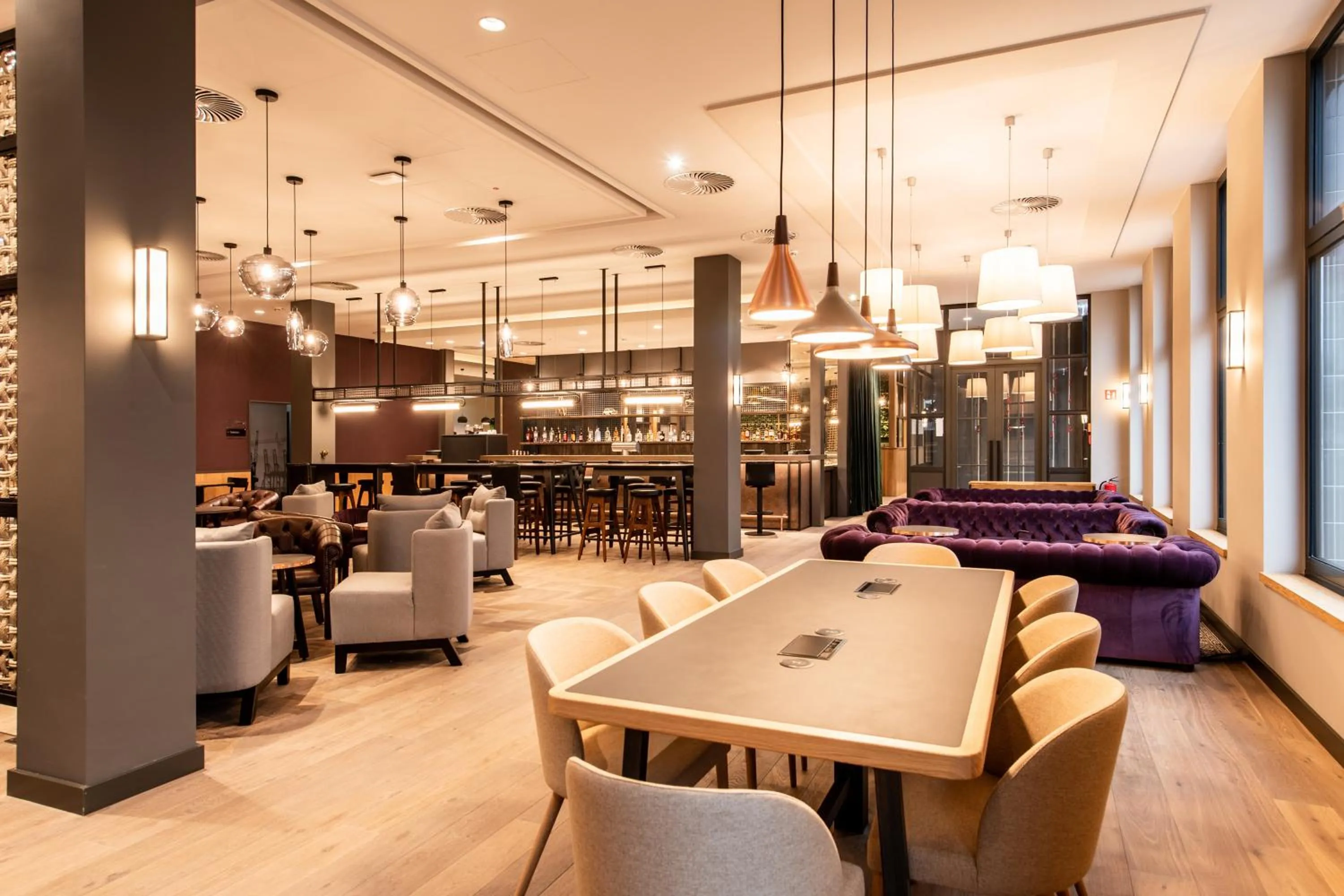 Lobby or reception in Premier Inn Hamburg St. Pauli