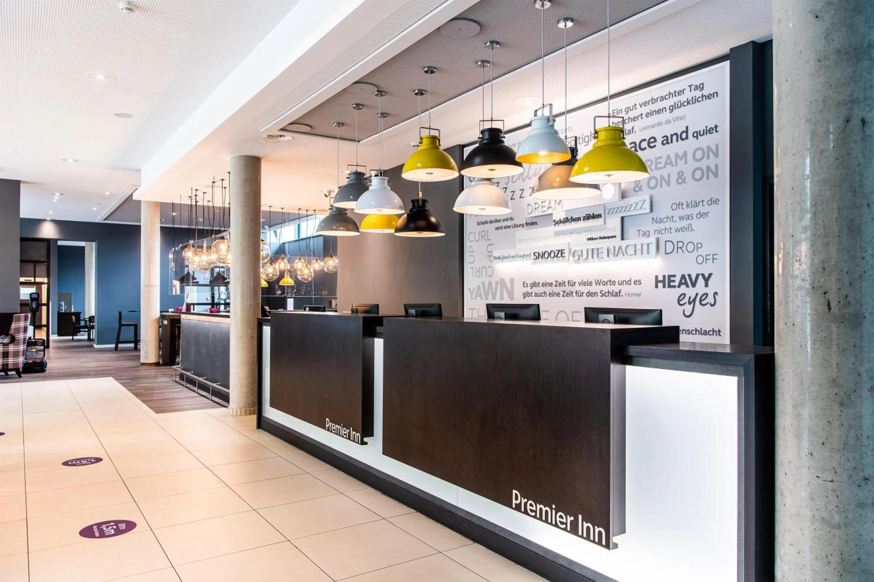 Lobby or reception in Premier Inn Hannover City University