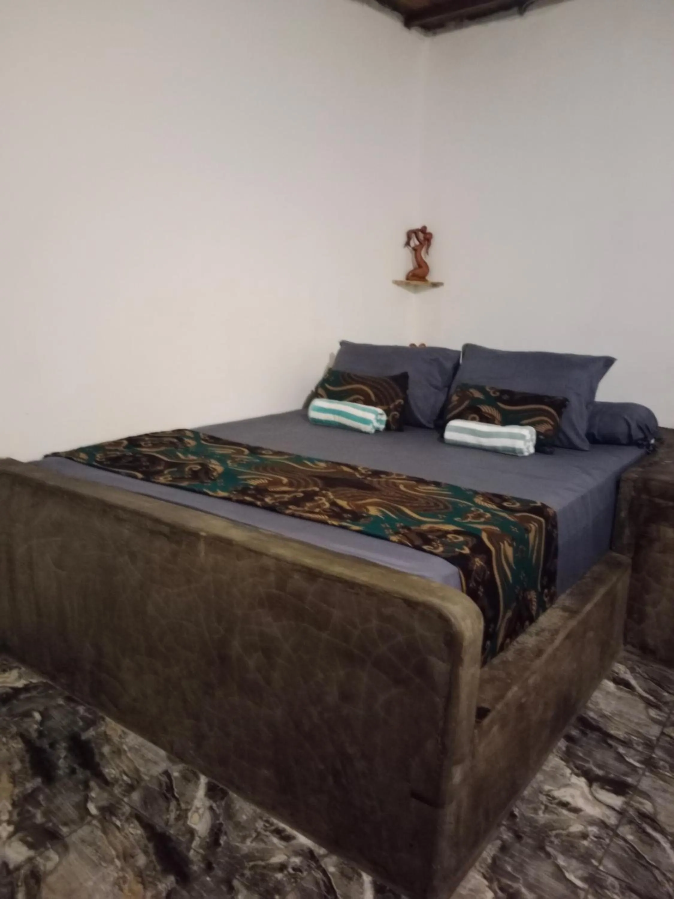 Bed in Rumah Nalu surf camp