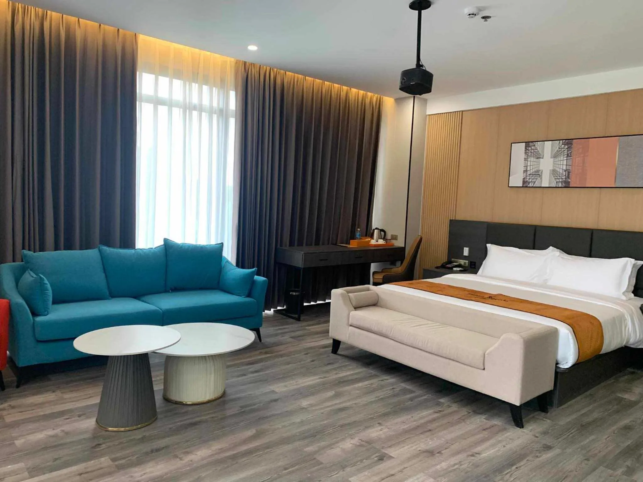 Bed in Venus Royale Hotel