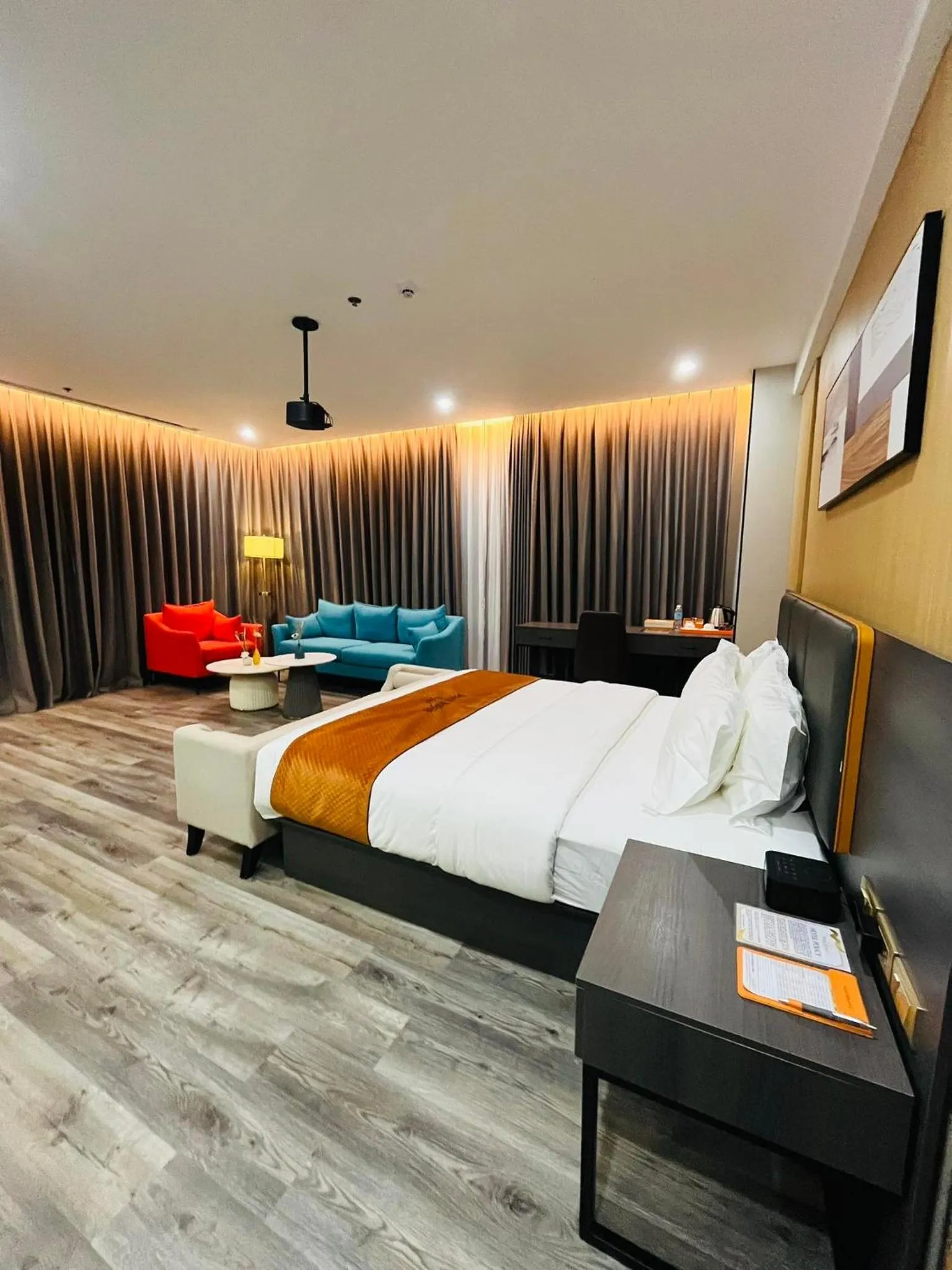 Bed in Venus Royale Hotel