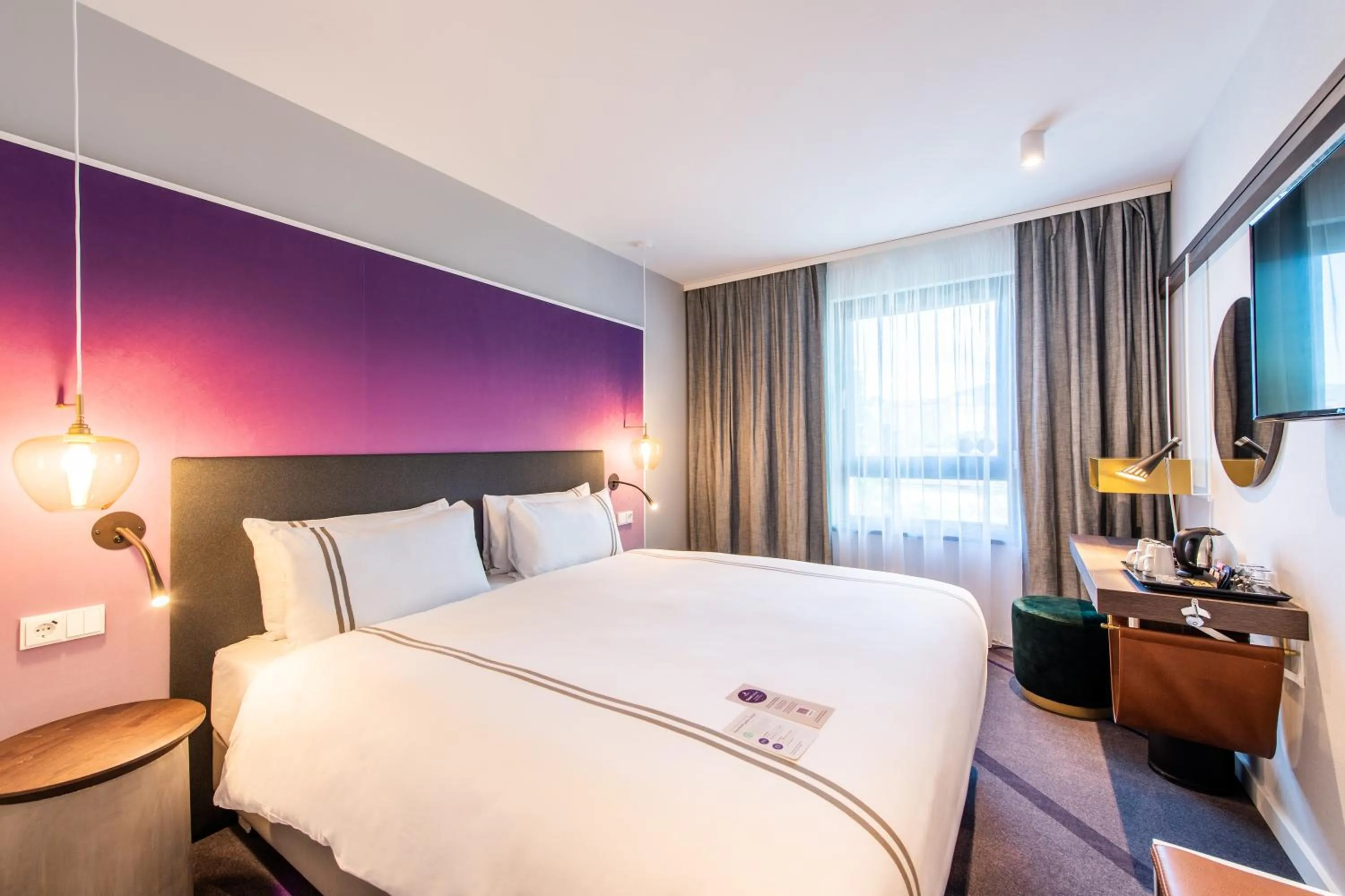 Bed in Premier Inn Heidelberg City Bahnstadt