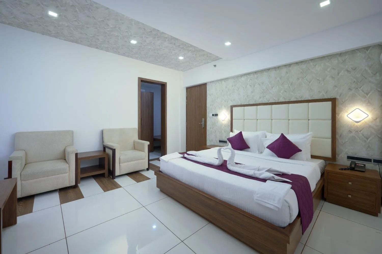 Bed in Tiger Trails Thekkady