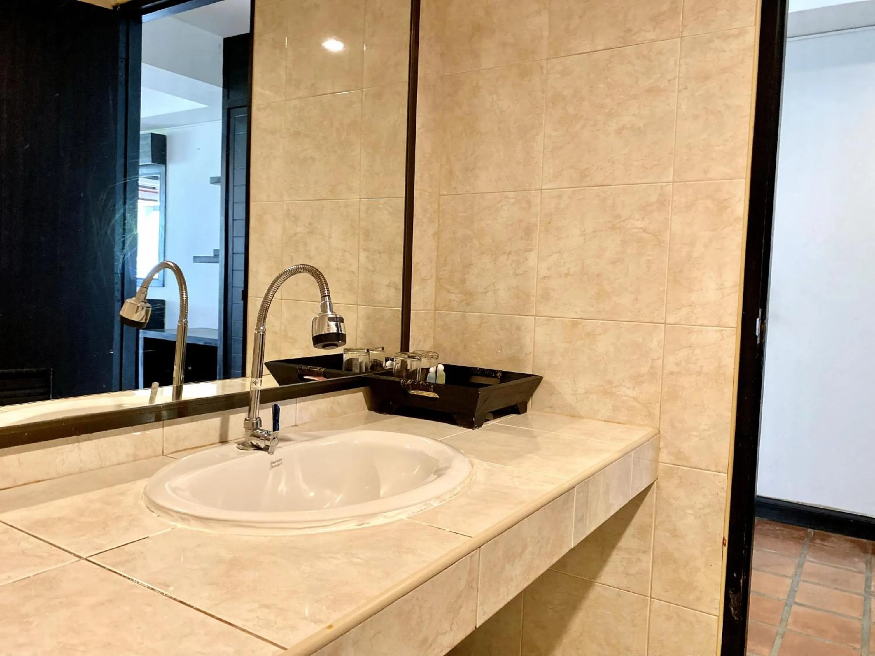 Shower in H.R.K.Resort