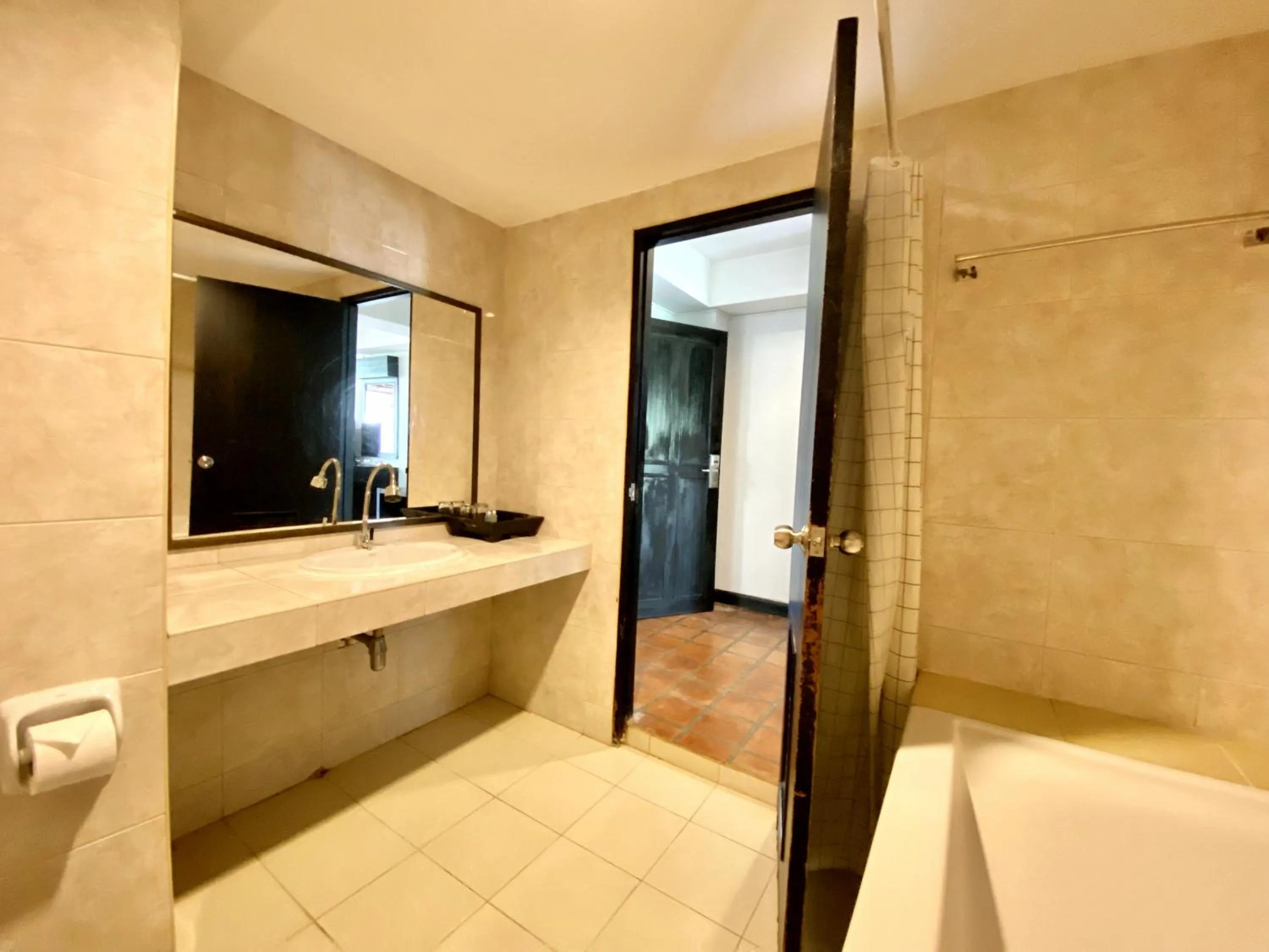 Shower in H.R.K.Resort