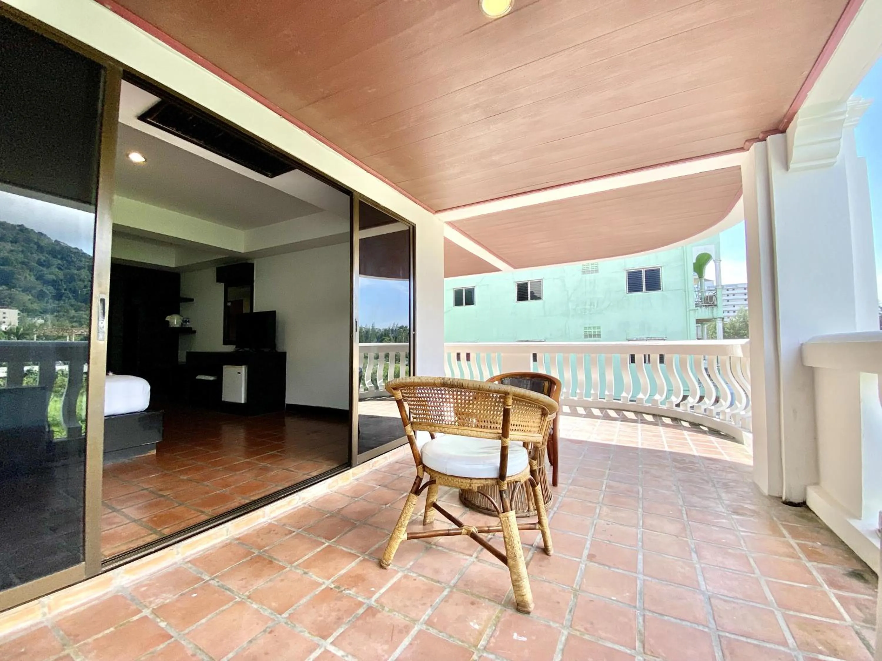 Patio in H.R.K.Resort