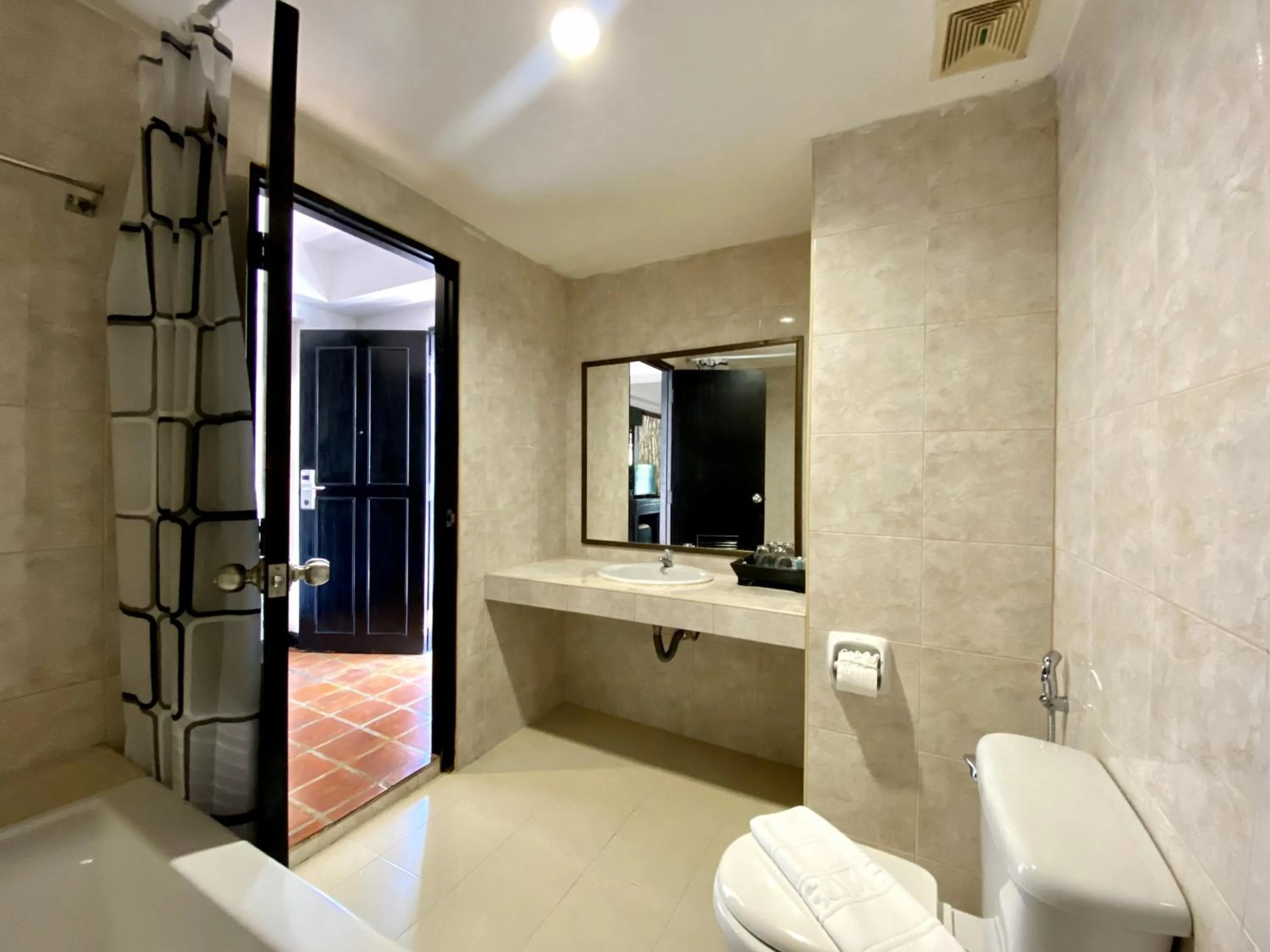 Shower in H.R.K.Resort