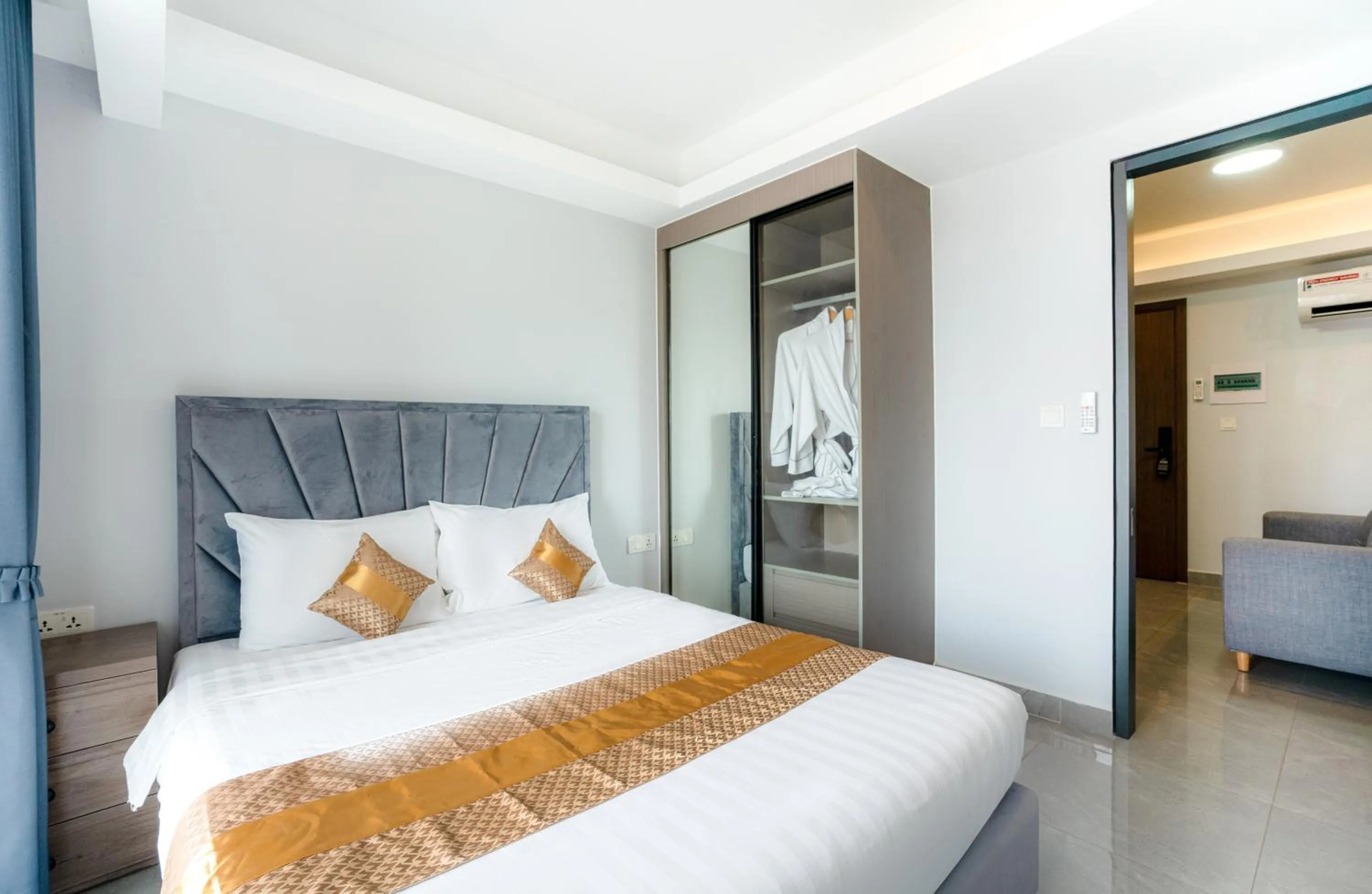 Bed in Parc21 Luxury Boutique Hotel