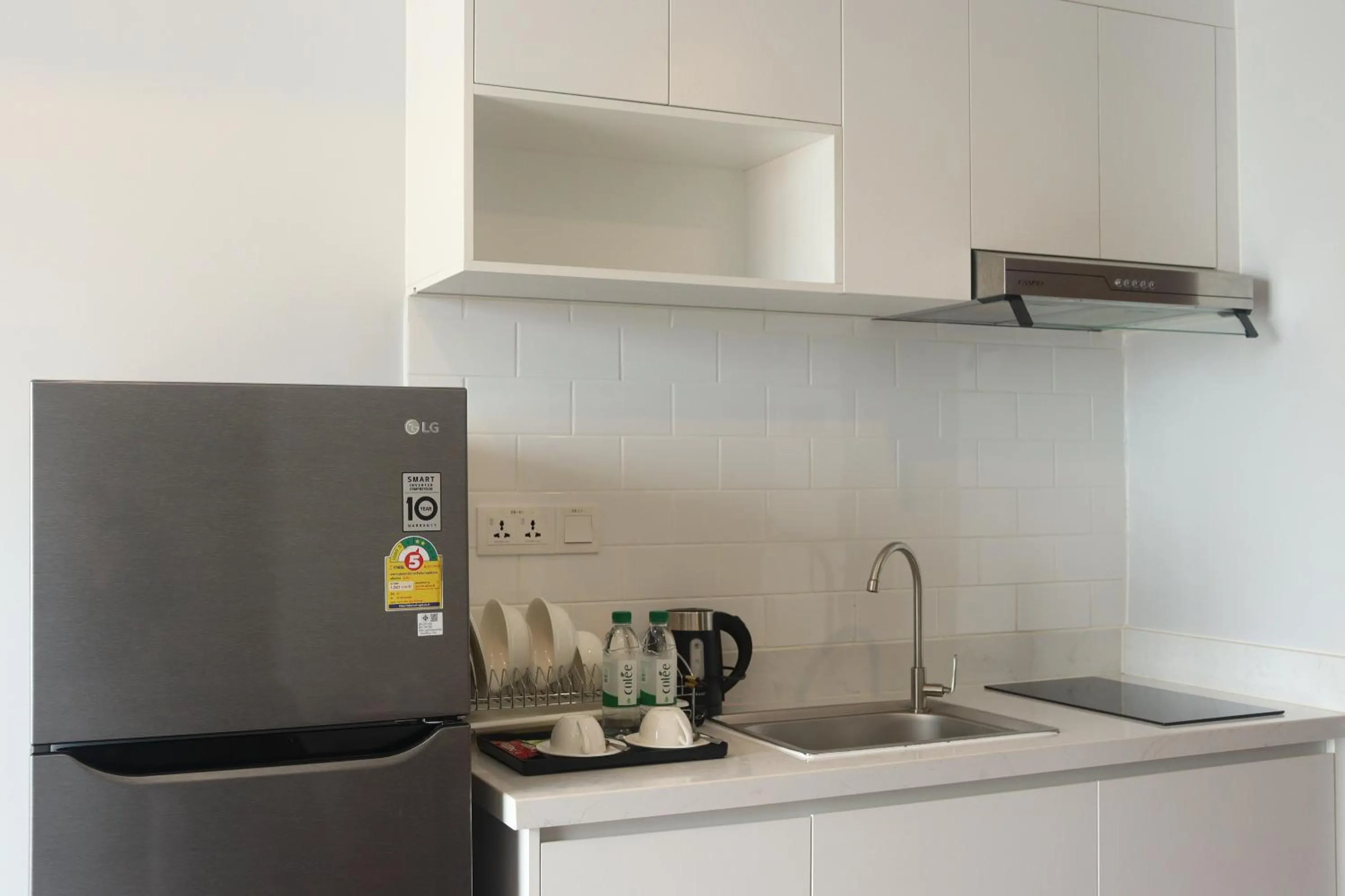 Kitchen or kitchenette in Parc21 Luxury Boutique Hotel