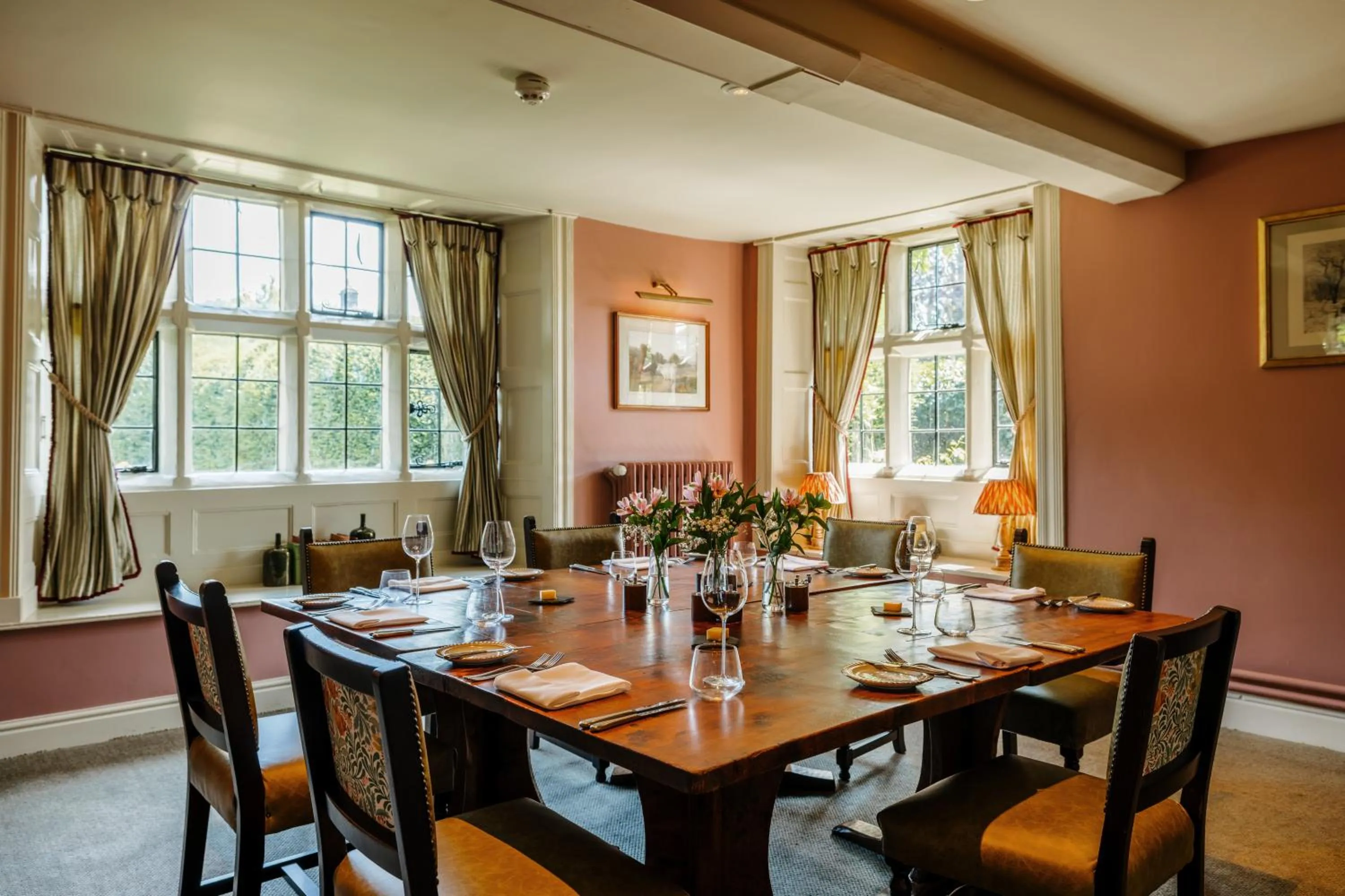 Dining area in The Peacock at Rowsley