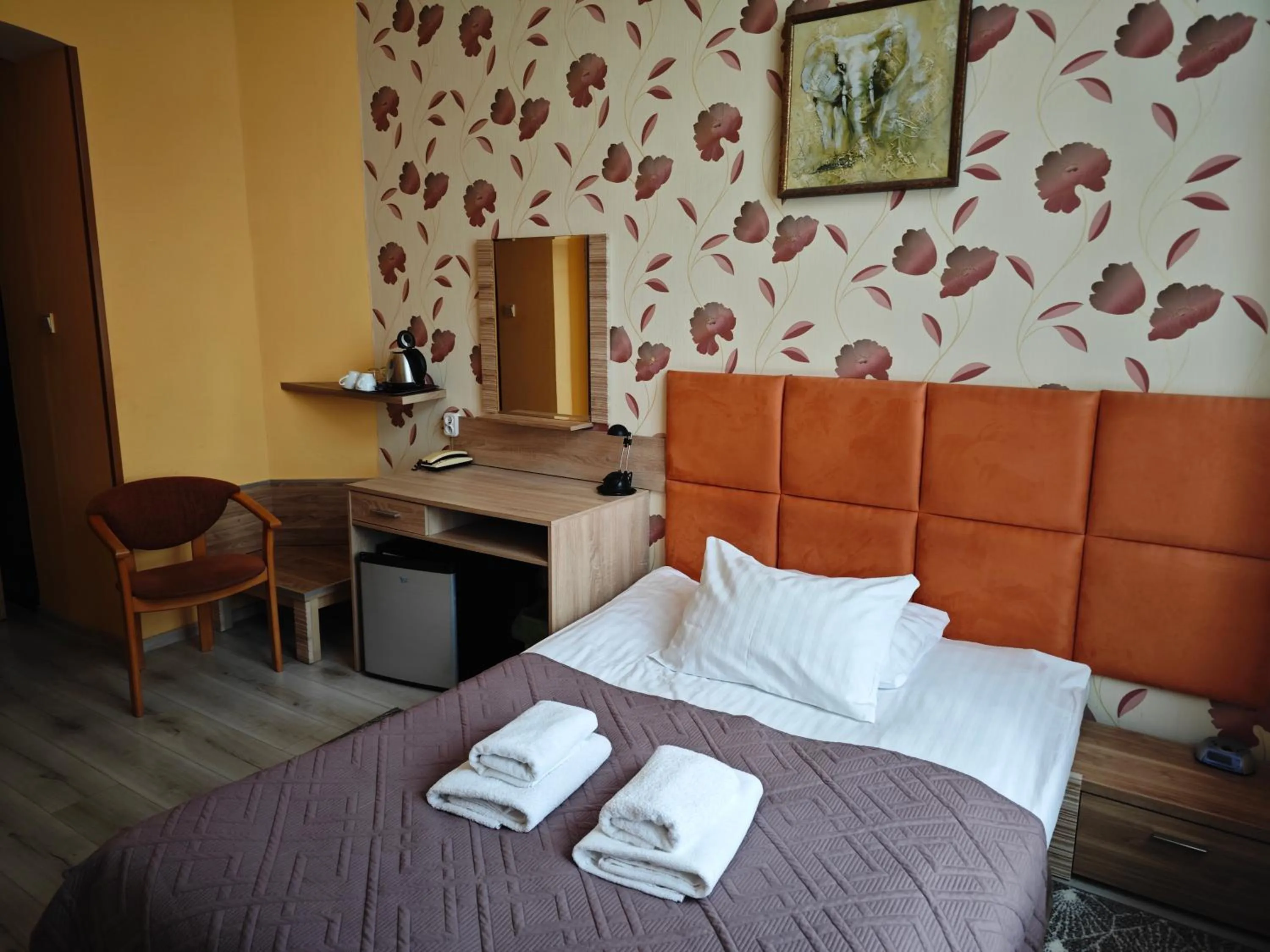 towels, Bed in Willa Księżniczki Sopotu