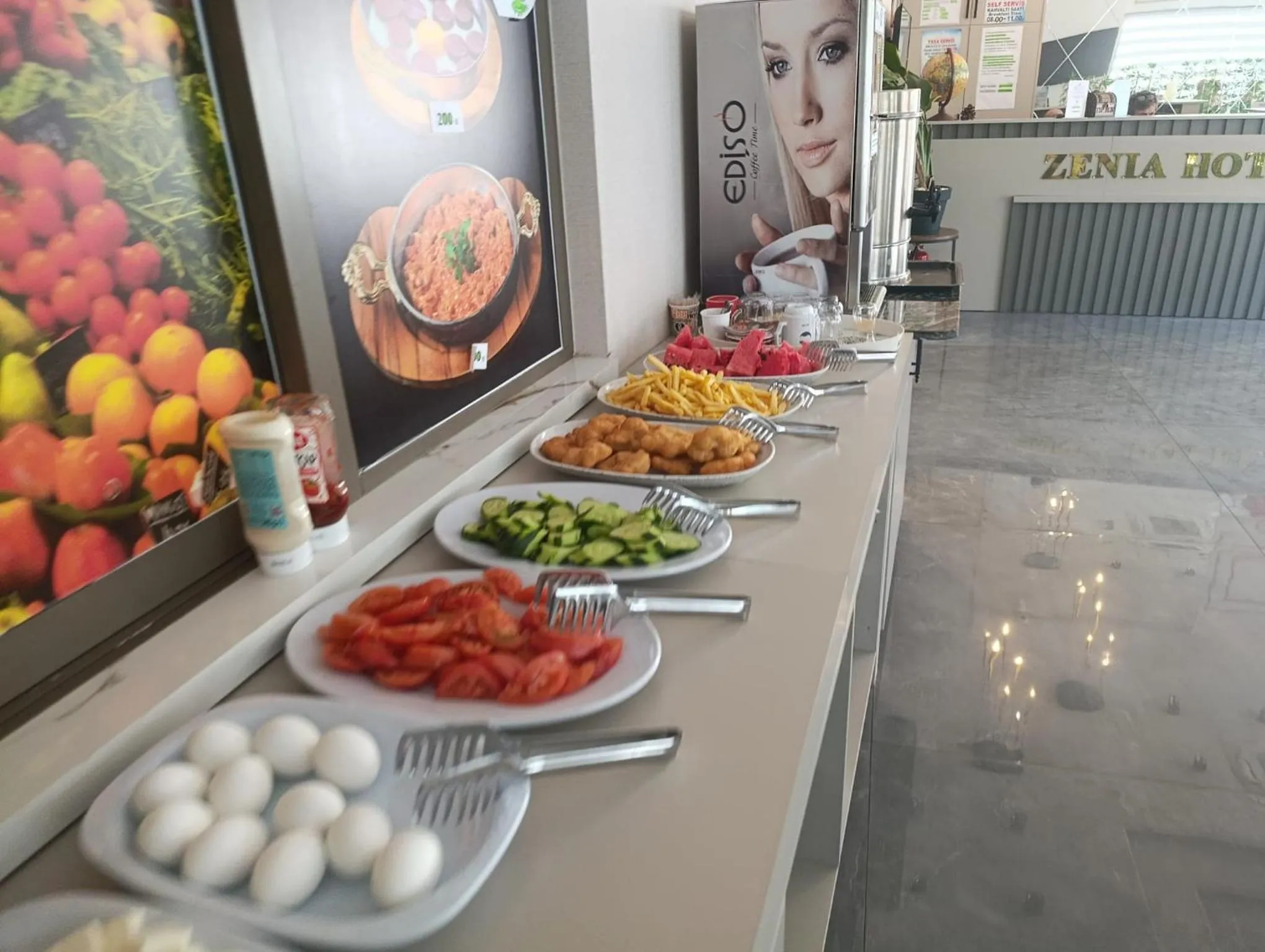 Buffet breakfast in Zenia Hotel
