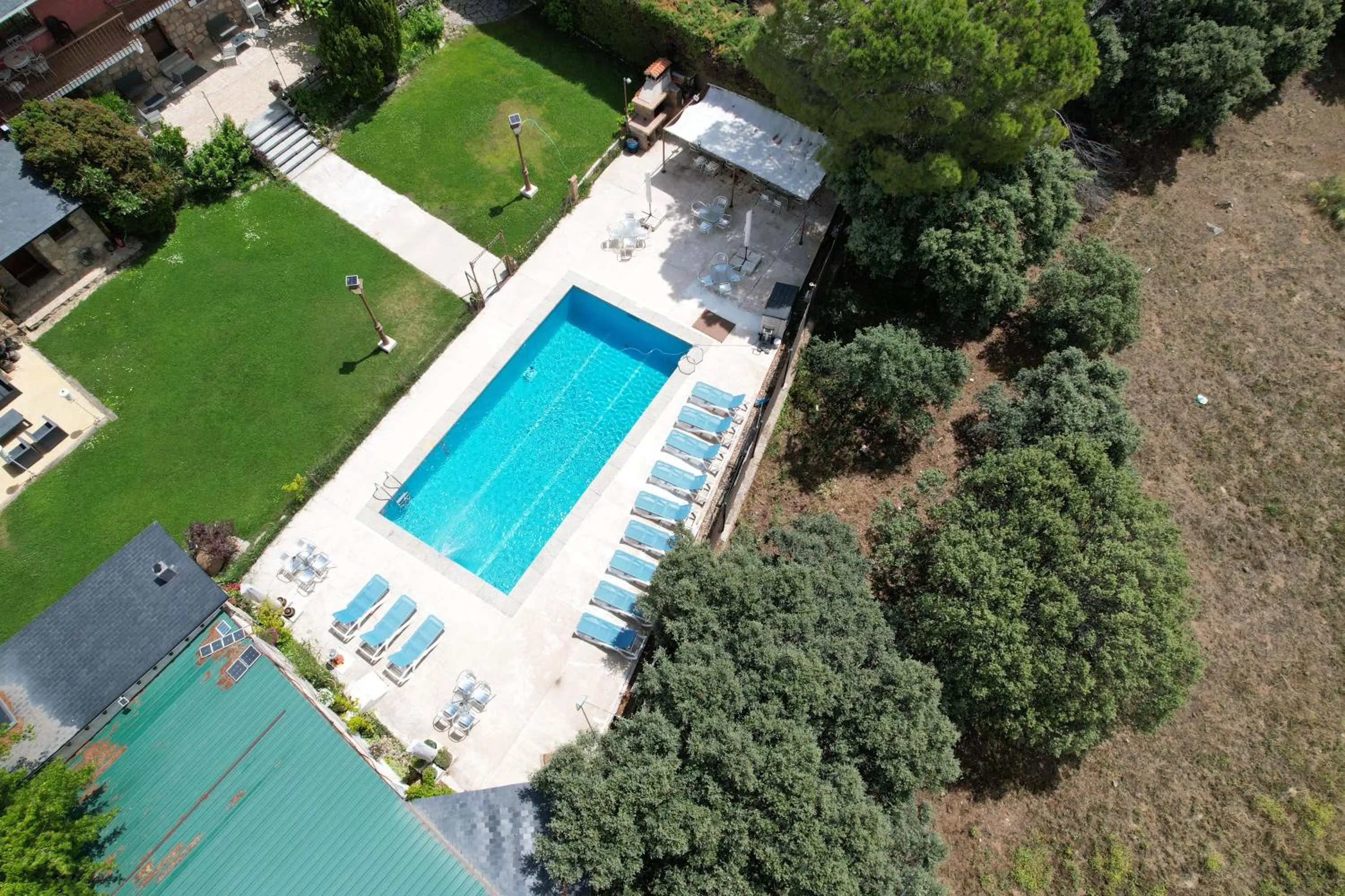 Bird's eye view in LA CASA DE GALAPAGAR ALOJAMIENTO SIETE PICOS