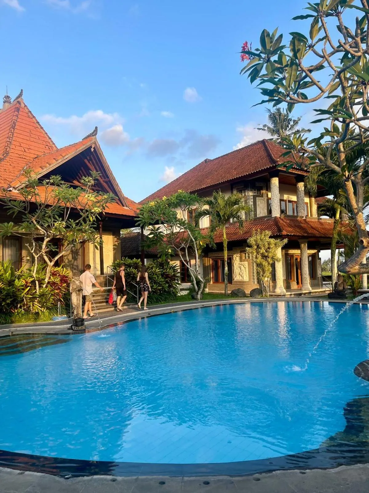 Pool view in Arbathu Villa Ubud