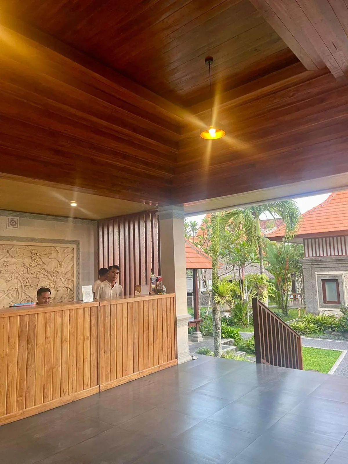 Lobby or reception in Arbathu Villa Ubud