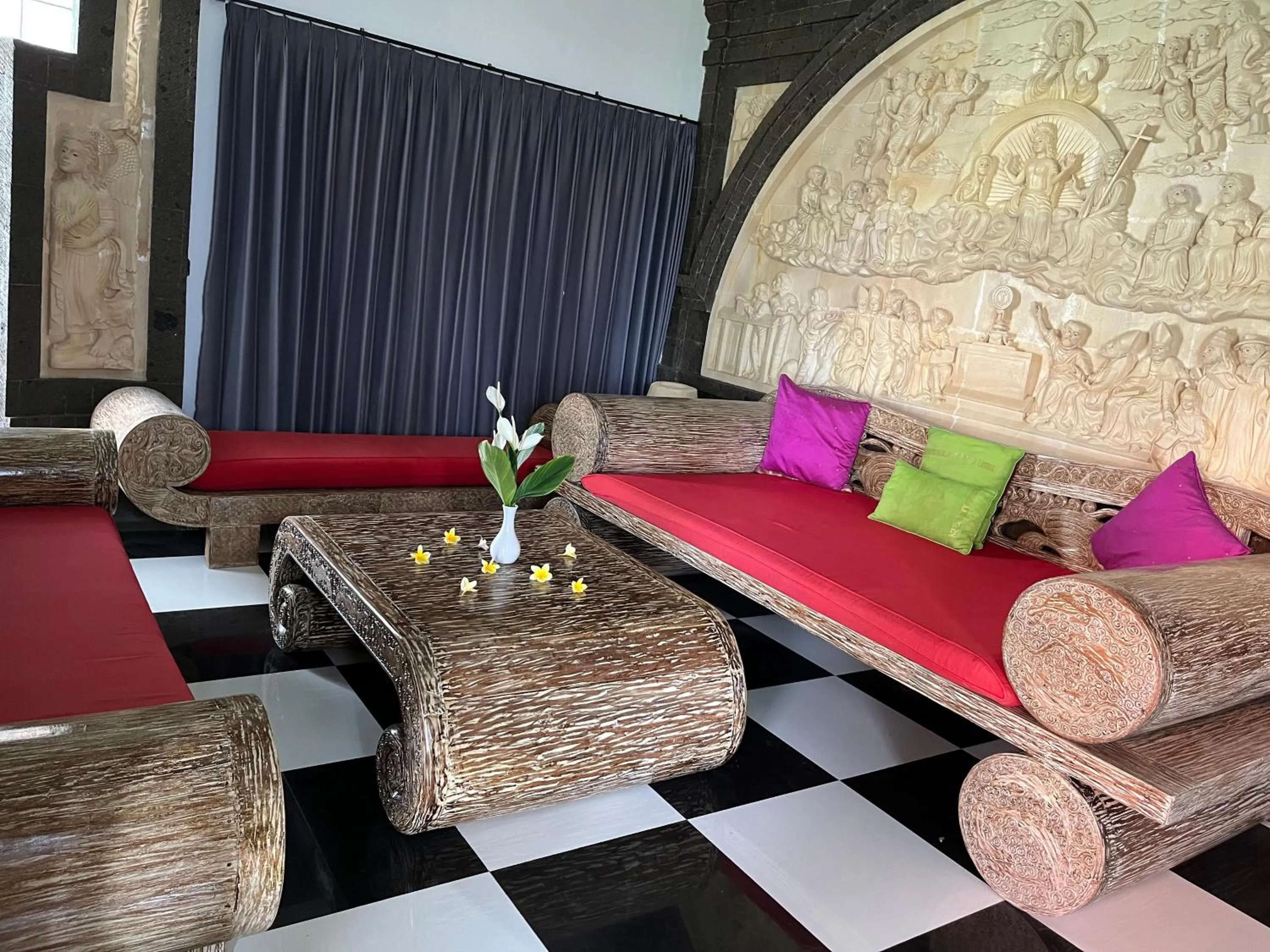 Living room in Arbathu Villa Ubud