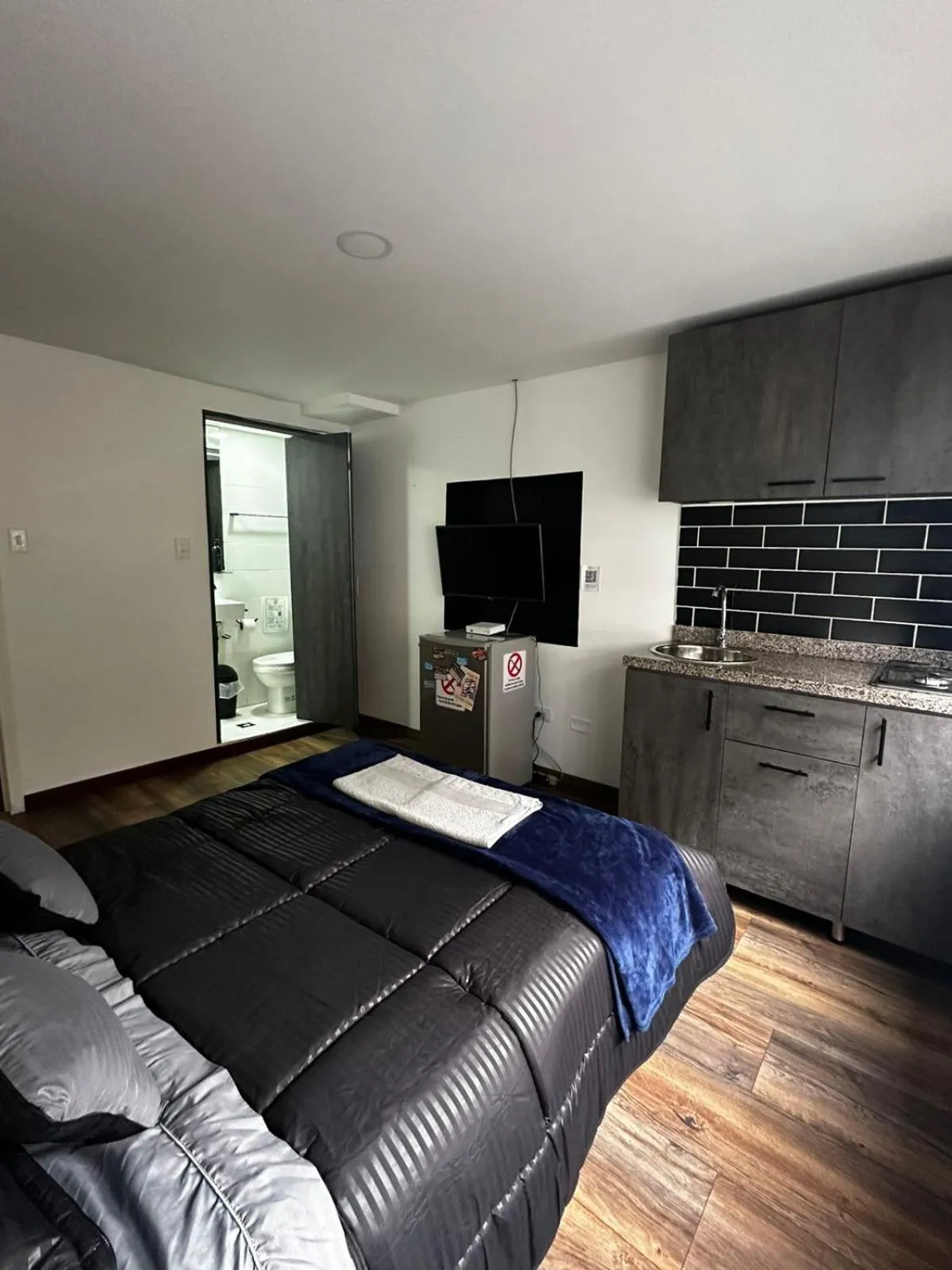 Bed in Alojamiento Mosaic House