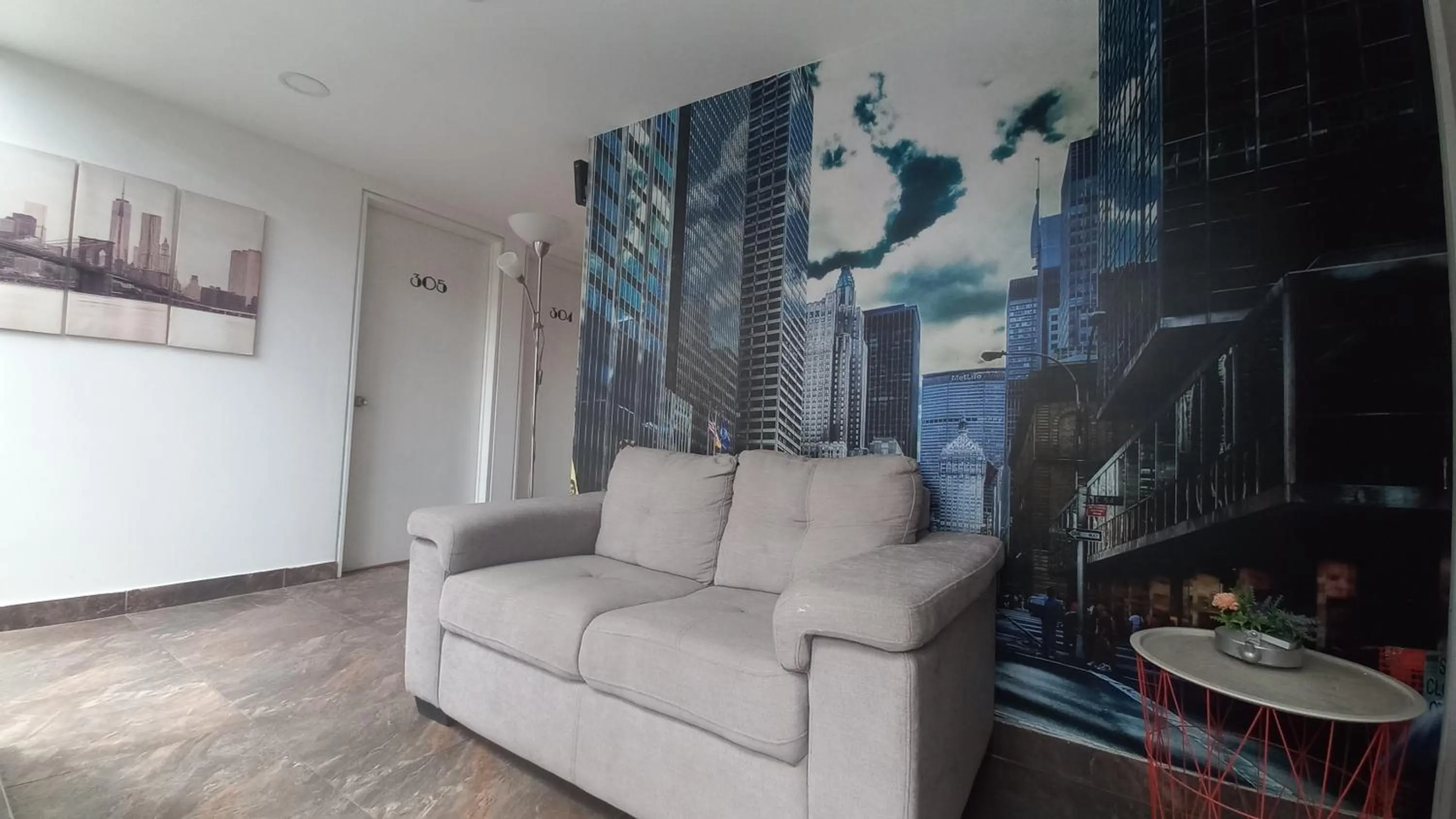 Living room in Alojamiento Mosaic House