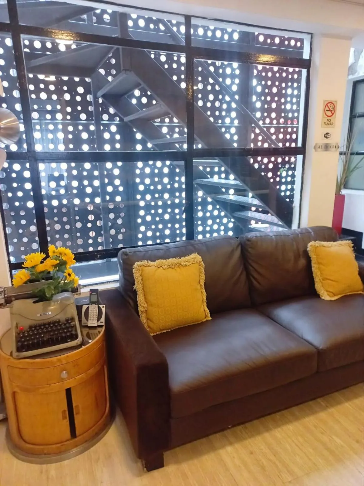 Living room in Alojamiento Mosaic House