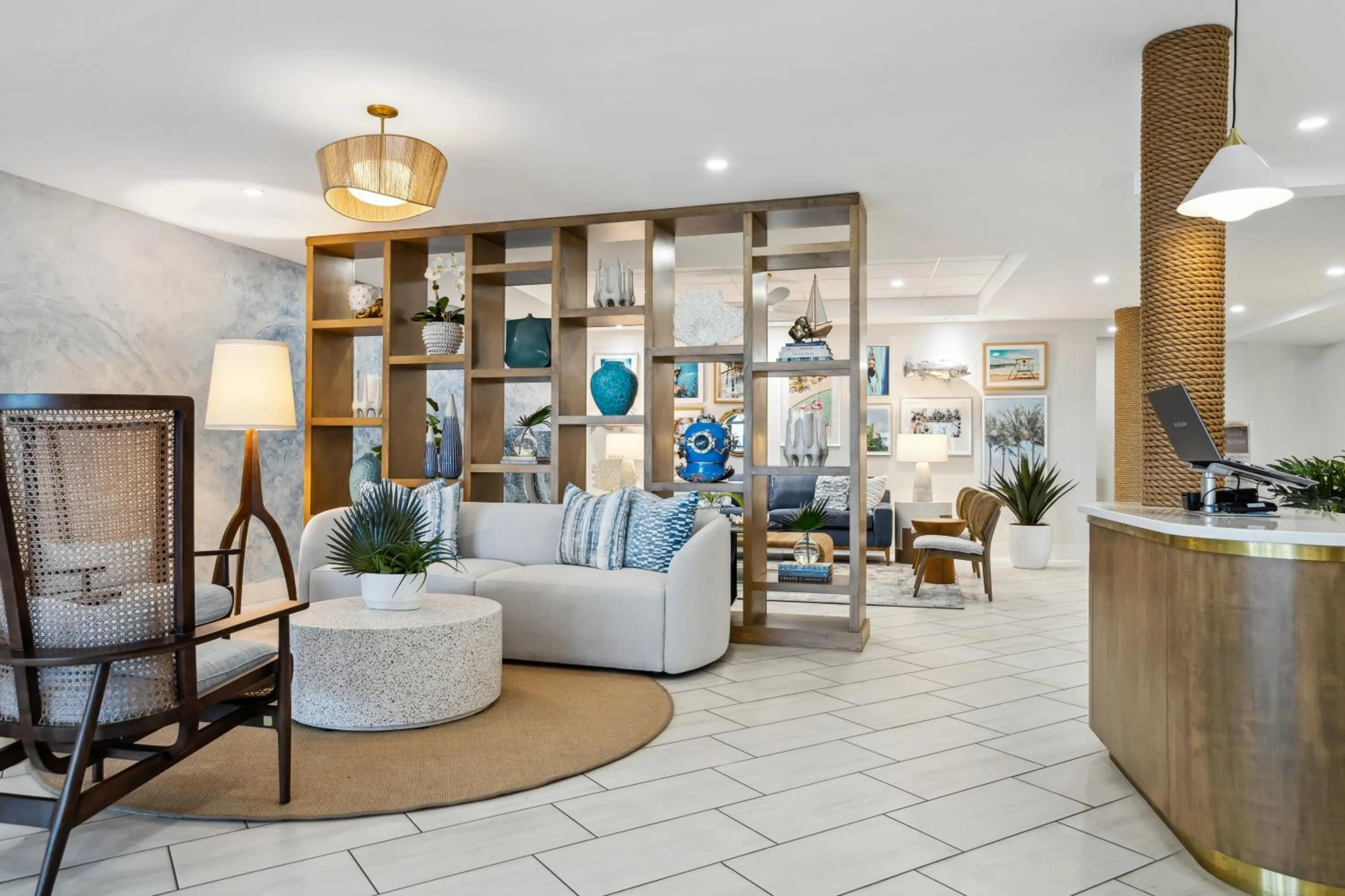 Lobby or reception in SkyBeach Resort