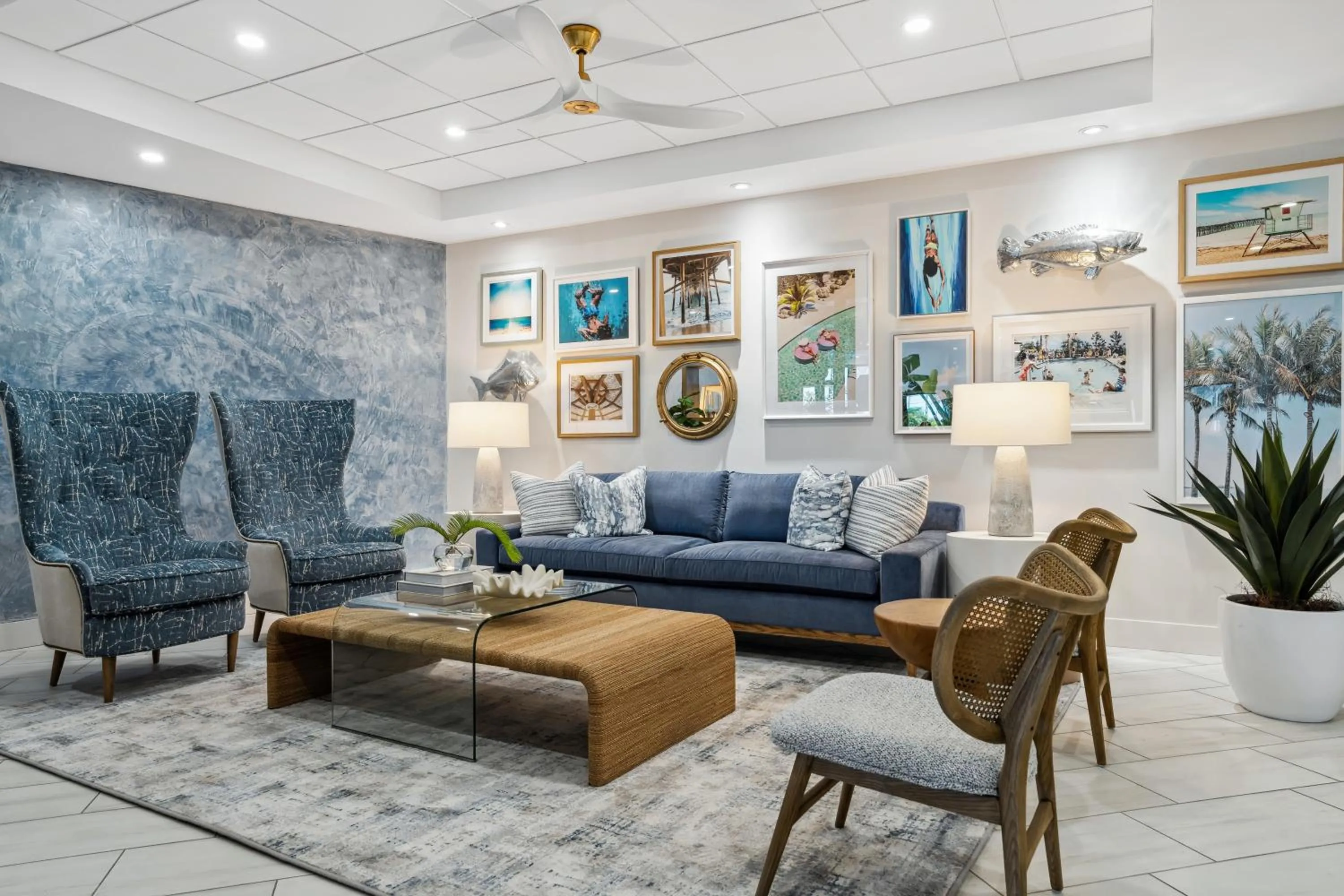 Lobby or reception in SkyBeach Resort