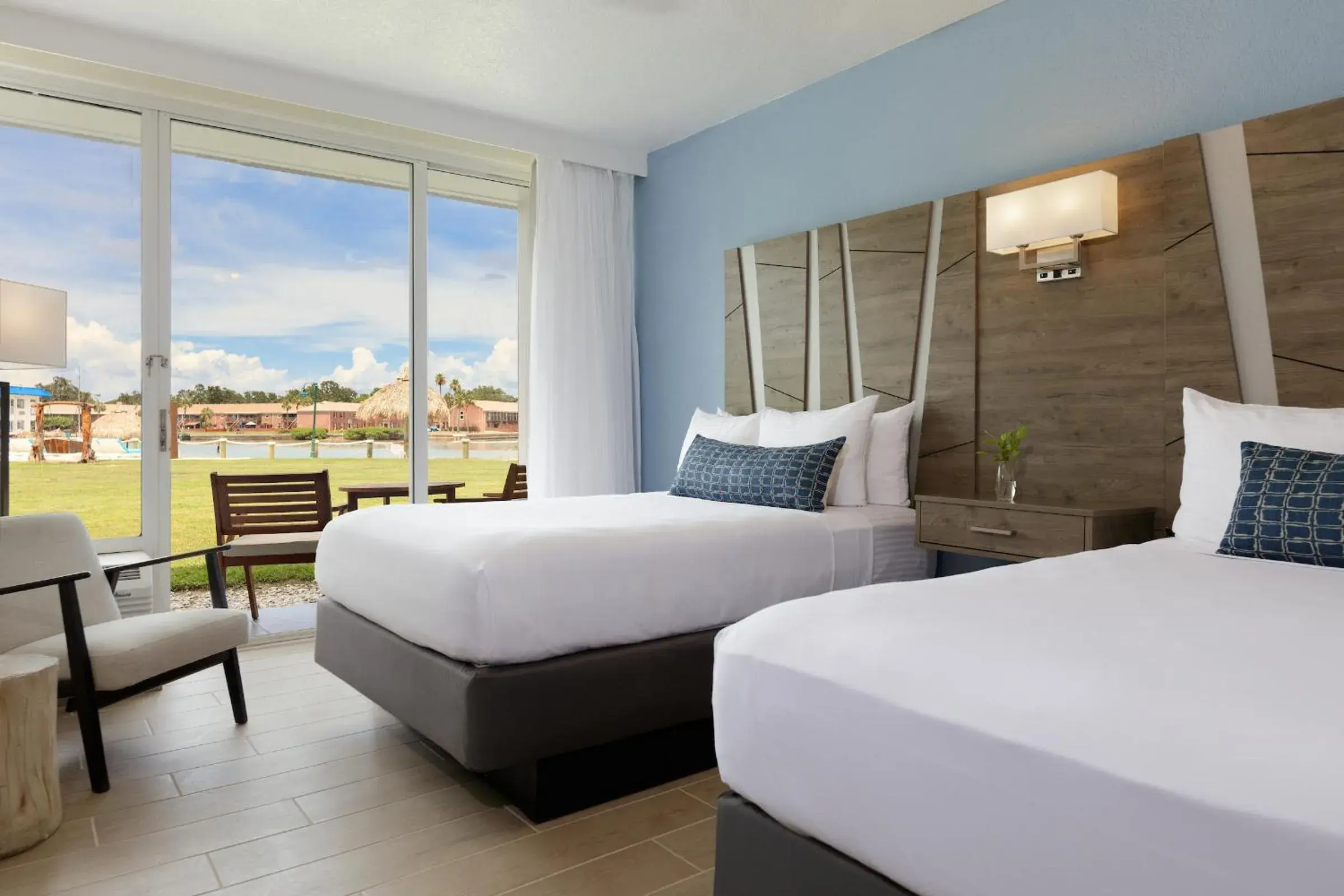 Quadruple Room with Garden View in SkyBeach Resort Quadruple Room with Garden View in SkyBeach Resort