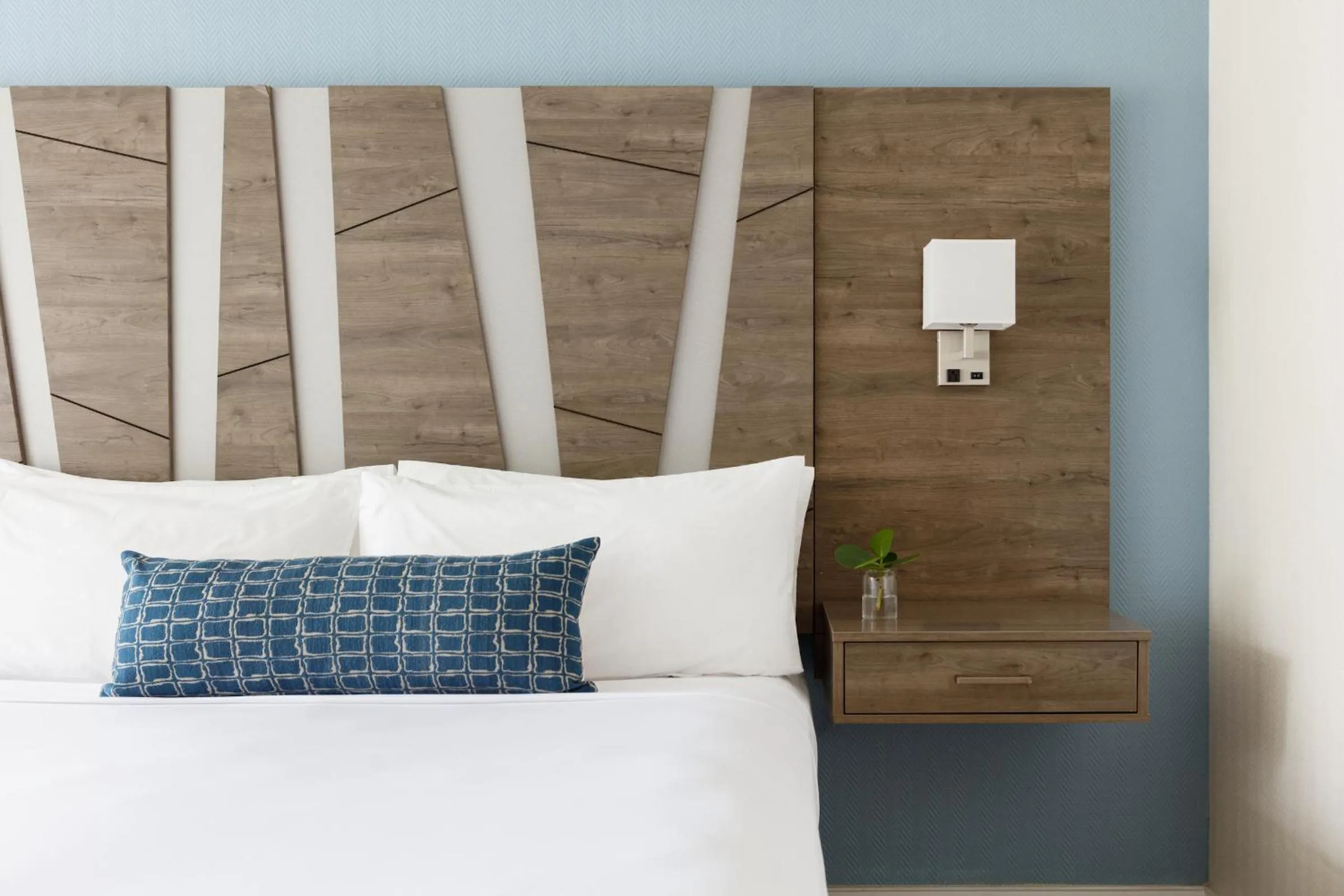 Bed in SkyBeach Resort