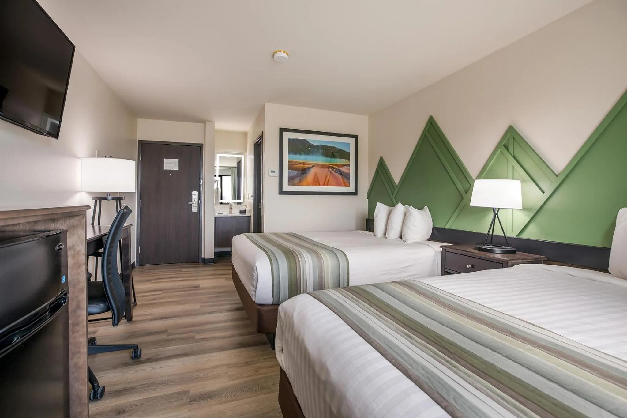 Bed in Mountain Vista Hotel