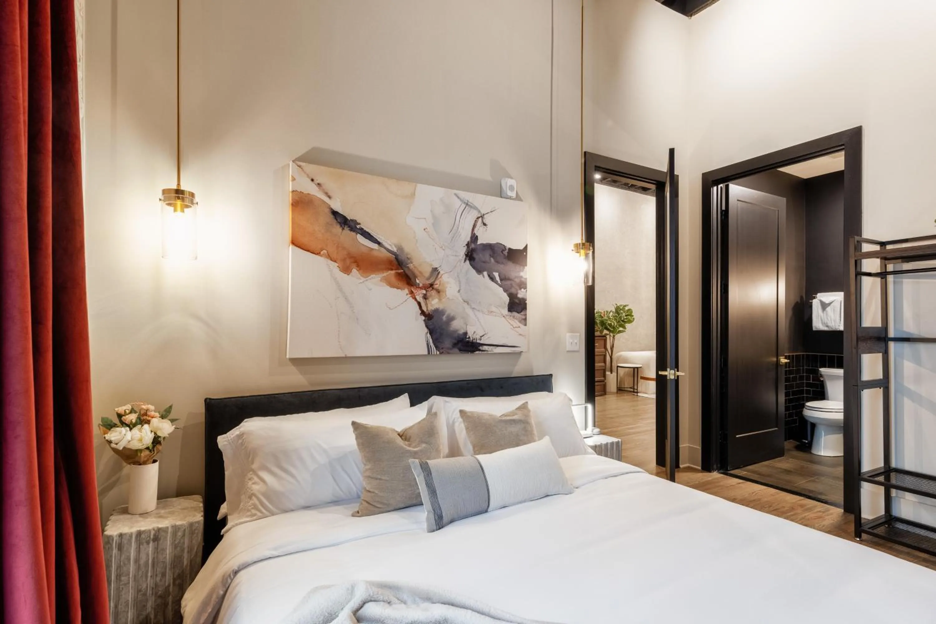 Bed in Union St Lofts - Salon - Day Spa