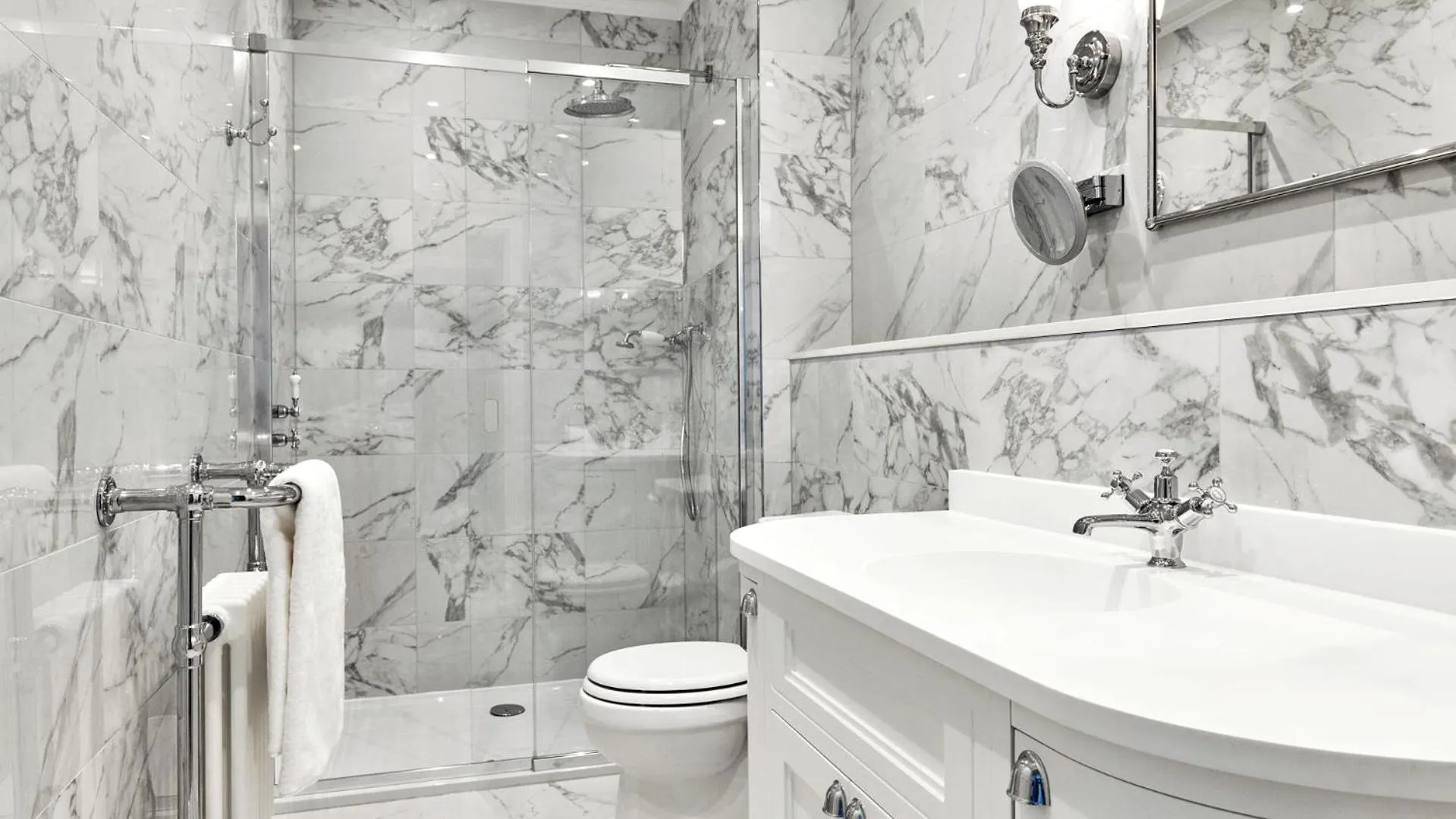 Shower in Matfen Hall Hotel, Golf & Spa