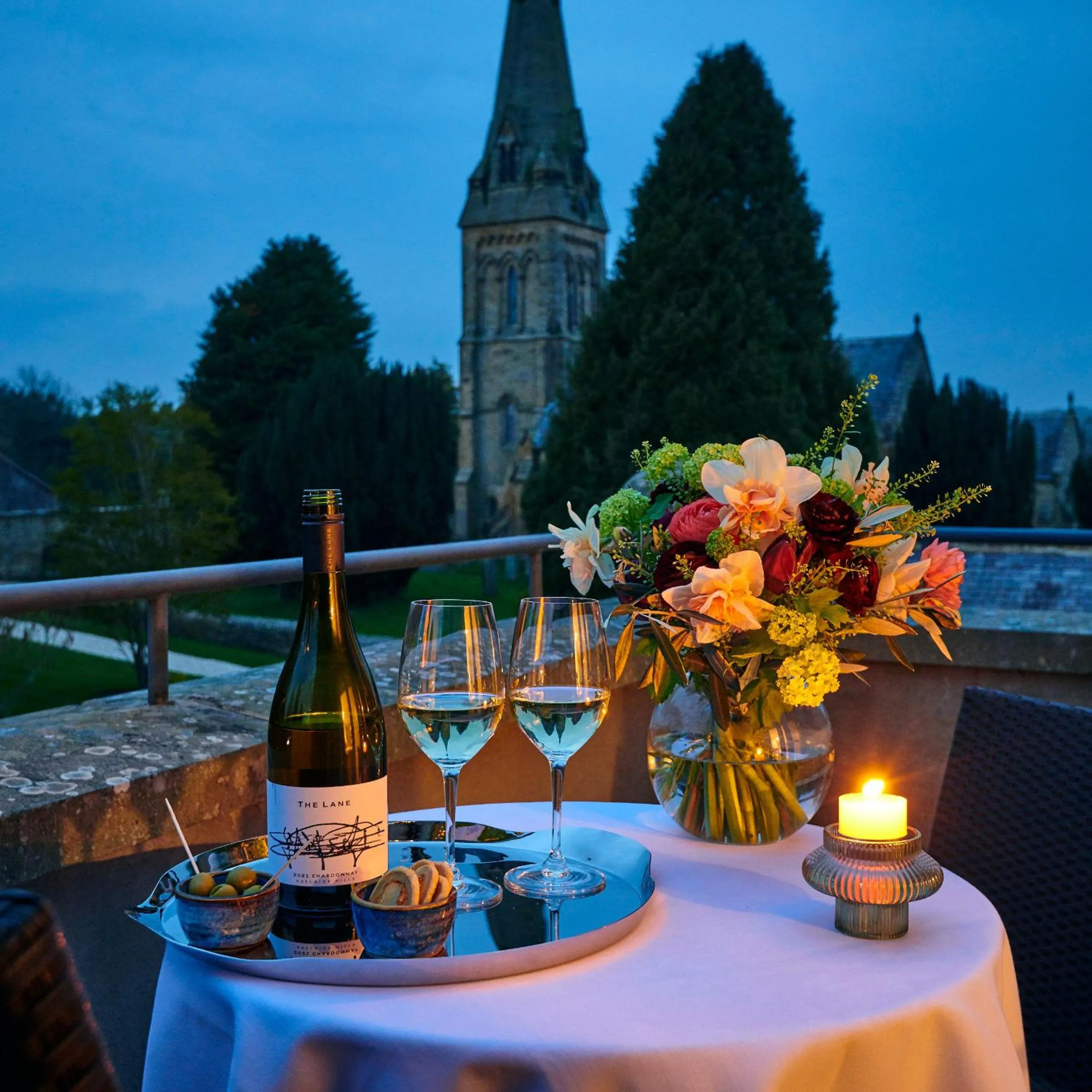 Balcony/Terrace in Matfen Hall Hotel, Golf & Spa
